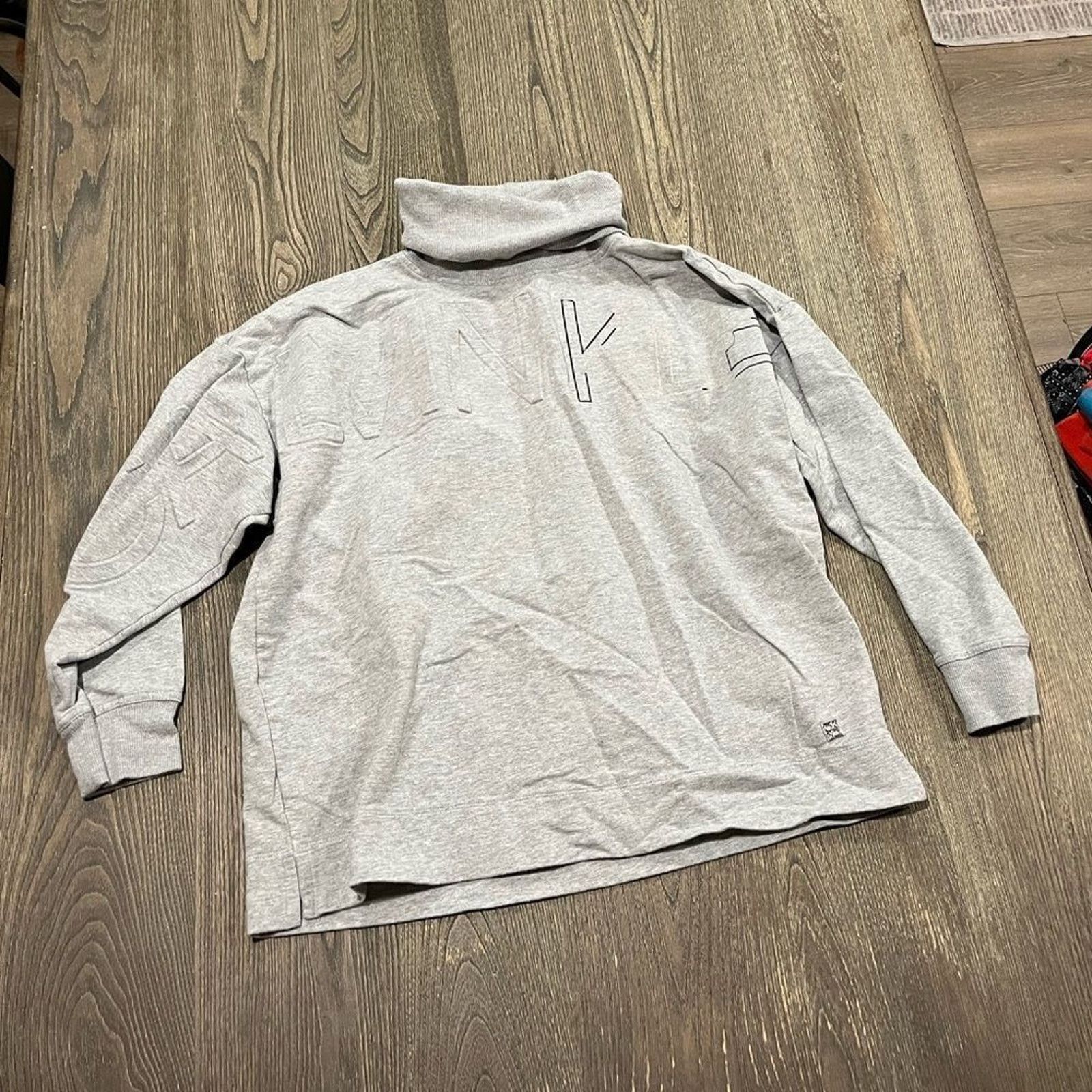 Calvin Klein Calvin Klein Sweatshirt Turtleneck Fleece Ribbed Logo Size M Size M / US 6-8 / IT 42-44 - 1 Thumbnail