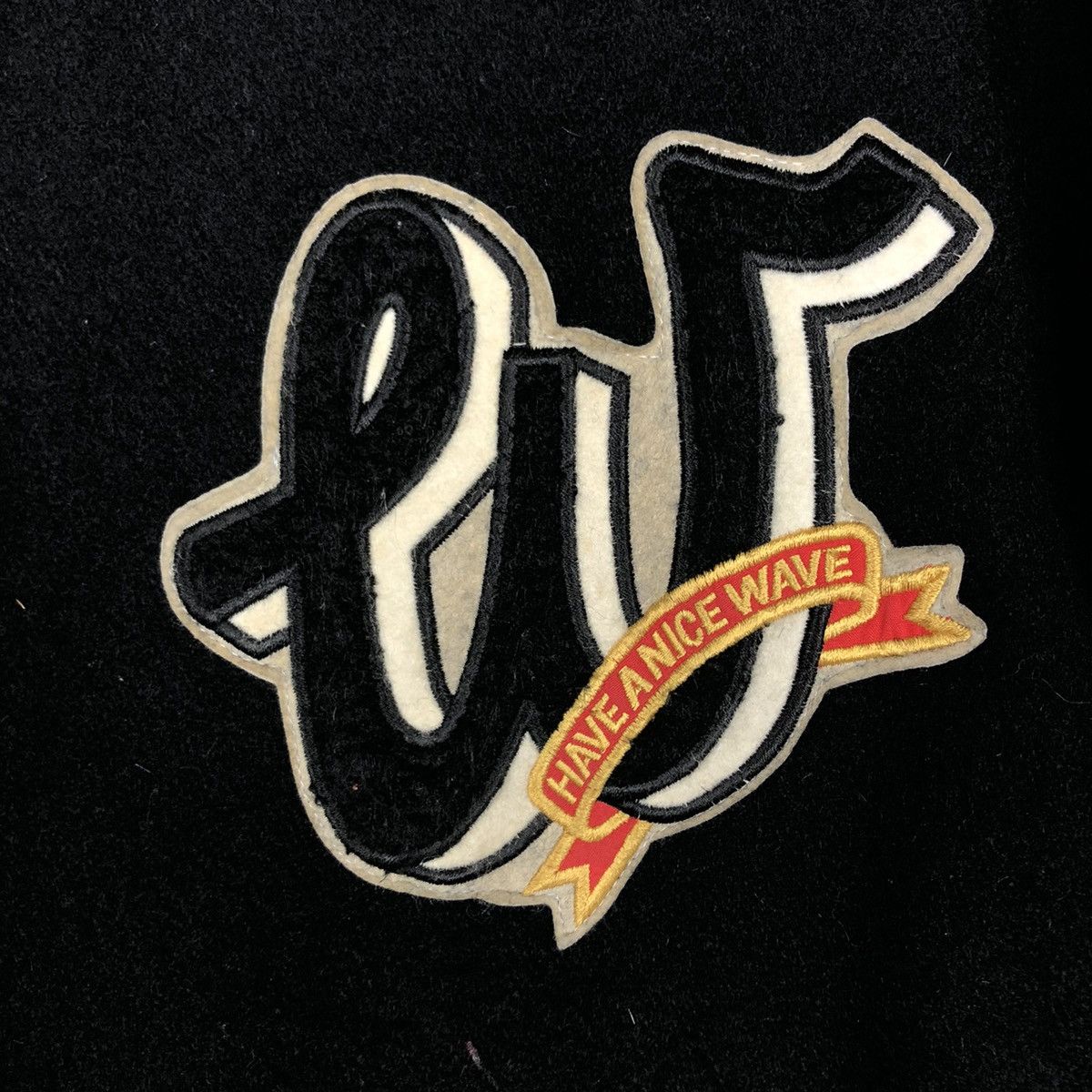 Japanese Brand 📌Vintage Wool Bomber Jacket Big Logo Will Size US M / EU 48-50 / 2 - 18 Thumbnail