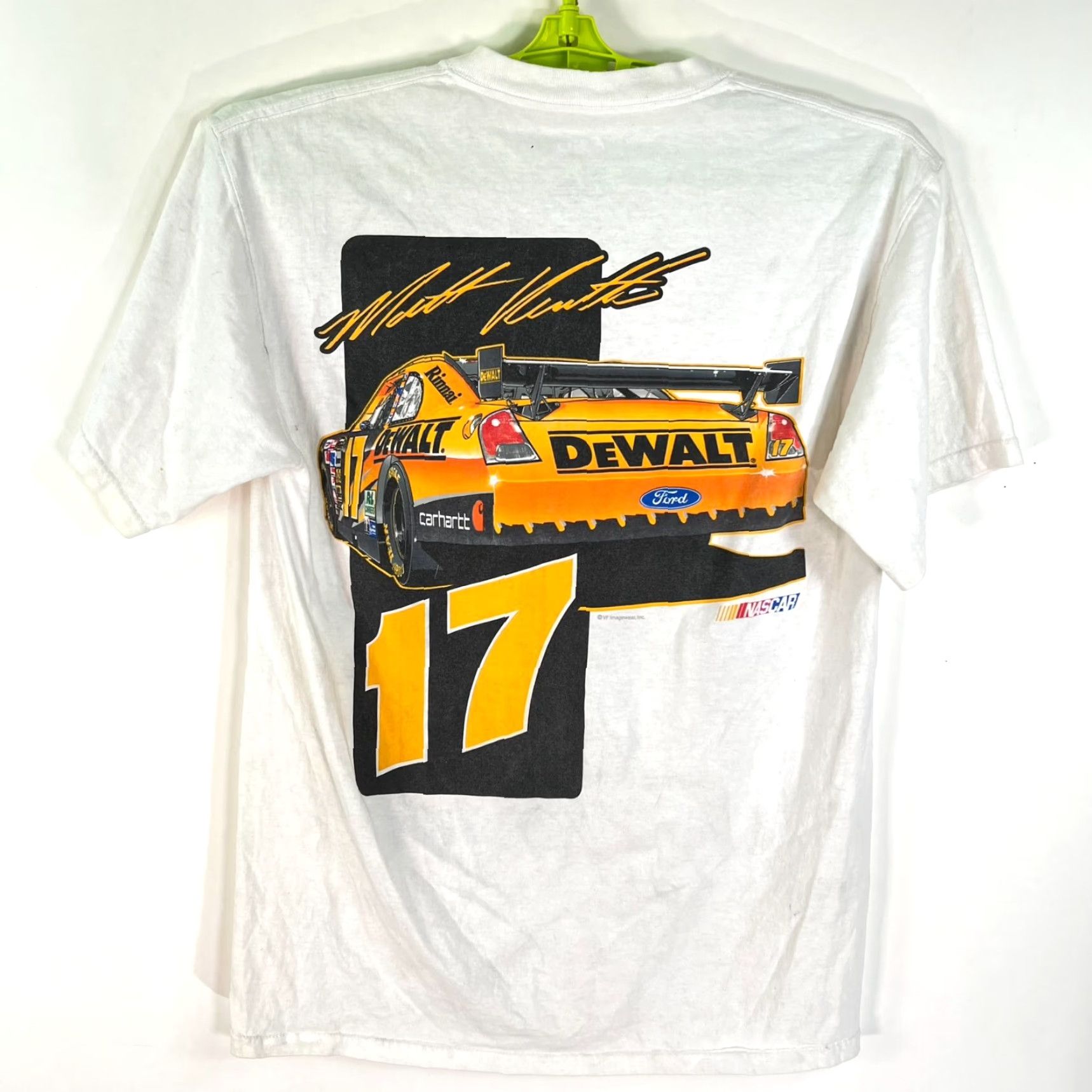 Chase Authentics Matt Kenseth NASCAT T Shirt Size M White 2 Sided Graphic Tee Size US M / EU 48-50 / 2 - 4 Thumbnail
