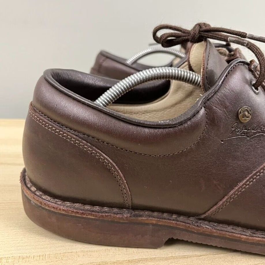 Vintage GRONELL Mens Shoes Low Top Leather Brown Made in Italy UK 11 EU 46 US 12 Casual Boat Size US L / EU 52-54 / 3 - 7 Thumbnail