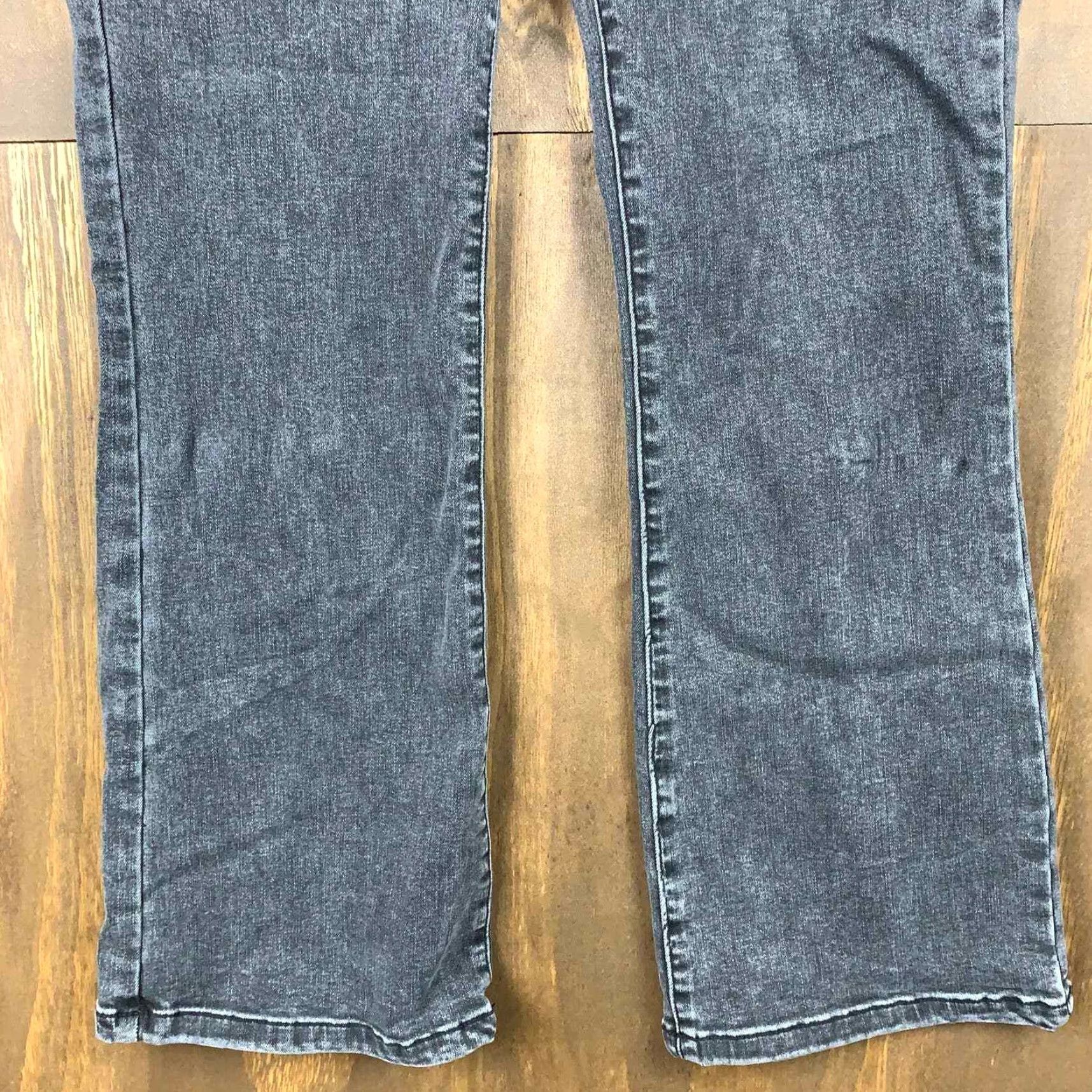 Free People Free People Jeans Womens Black Denim Pull On Pleated Straight Stretch 28 Size 28" / US 6 / IT 42 - 3 Thumbnail