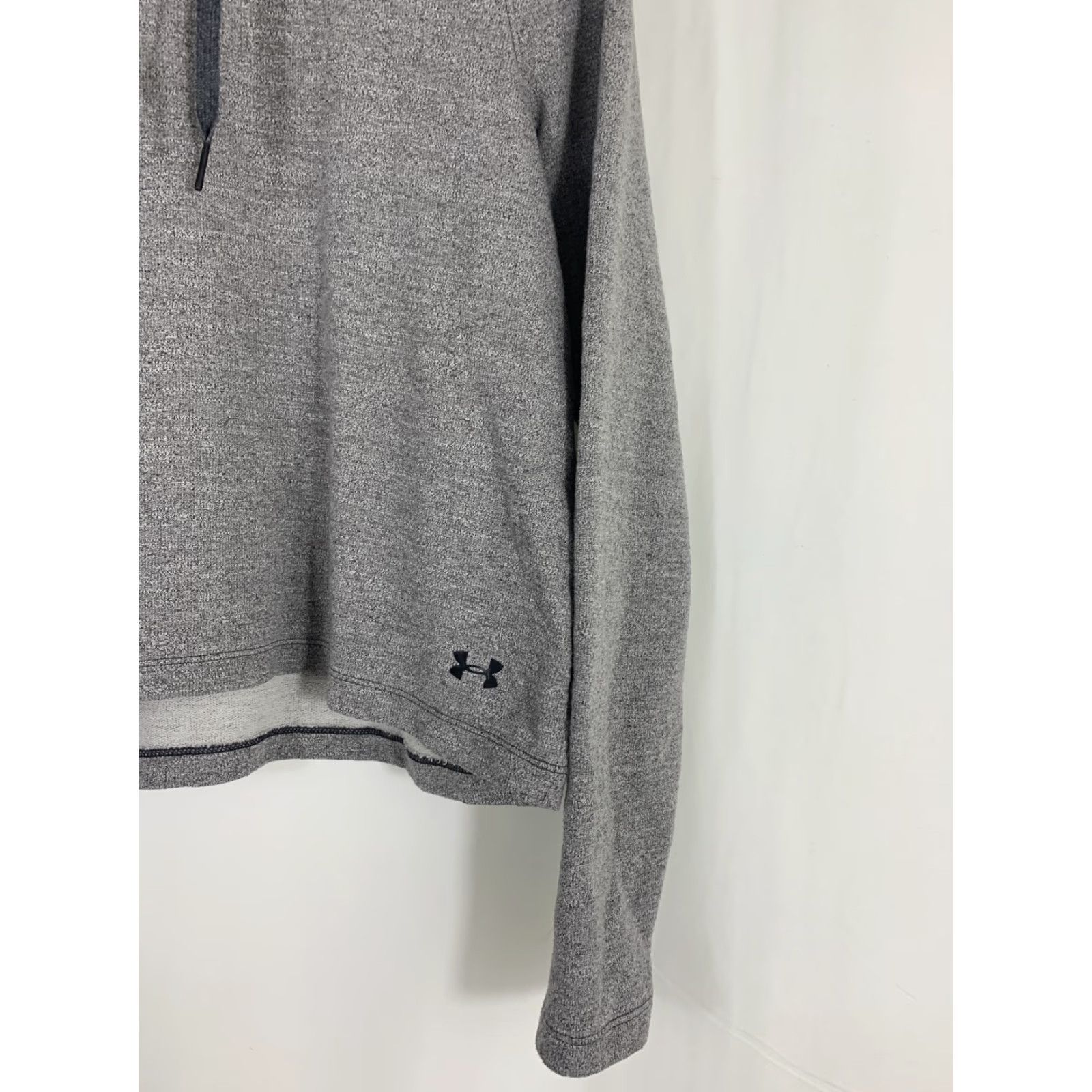 Under Armour Under Armour Women’s Sweatshirt Hoodie Cowl Neck Gray M Cropped Loose Pullover Activewear Size M / US 6-8 / IT 42-44 - 3 Thumbnail