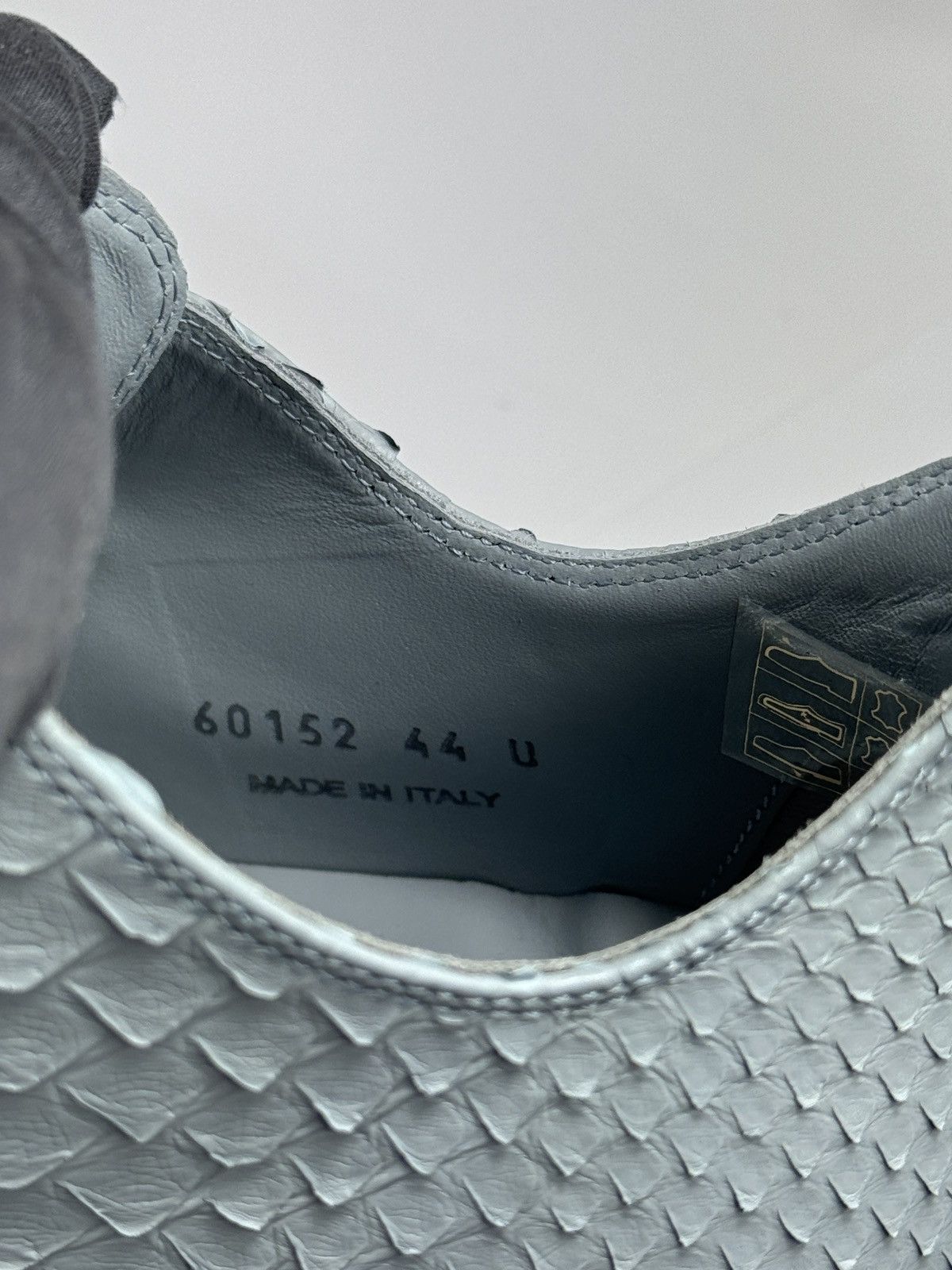 Rick Owens PYTHON LOW TOP SNEAKERS (RARE) Size US 11 / EU 44 - 9 Thumbnail