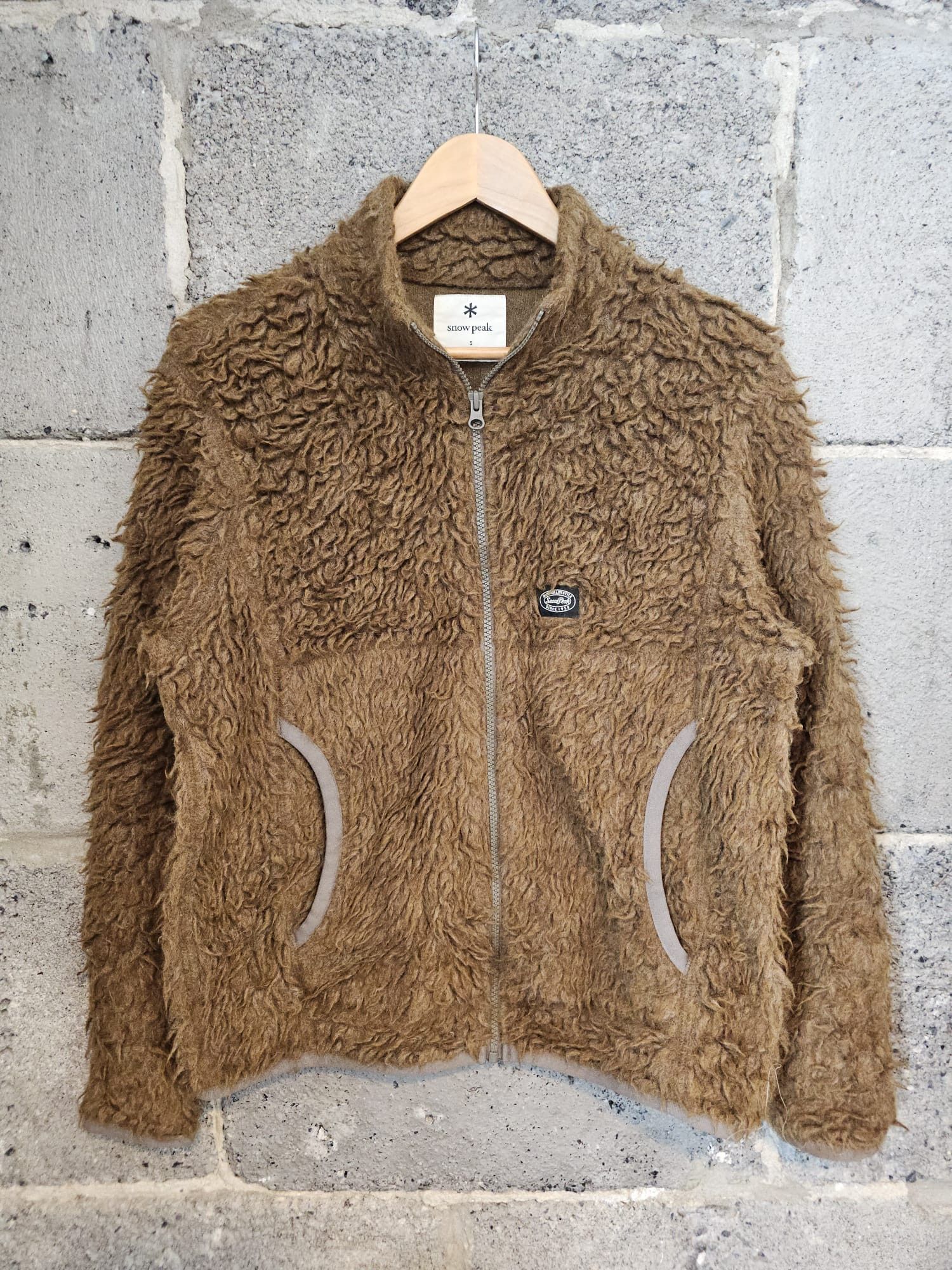 Snow Peak Full Zip Deep Pile Fleece - Made in Japan