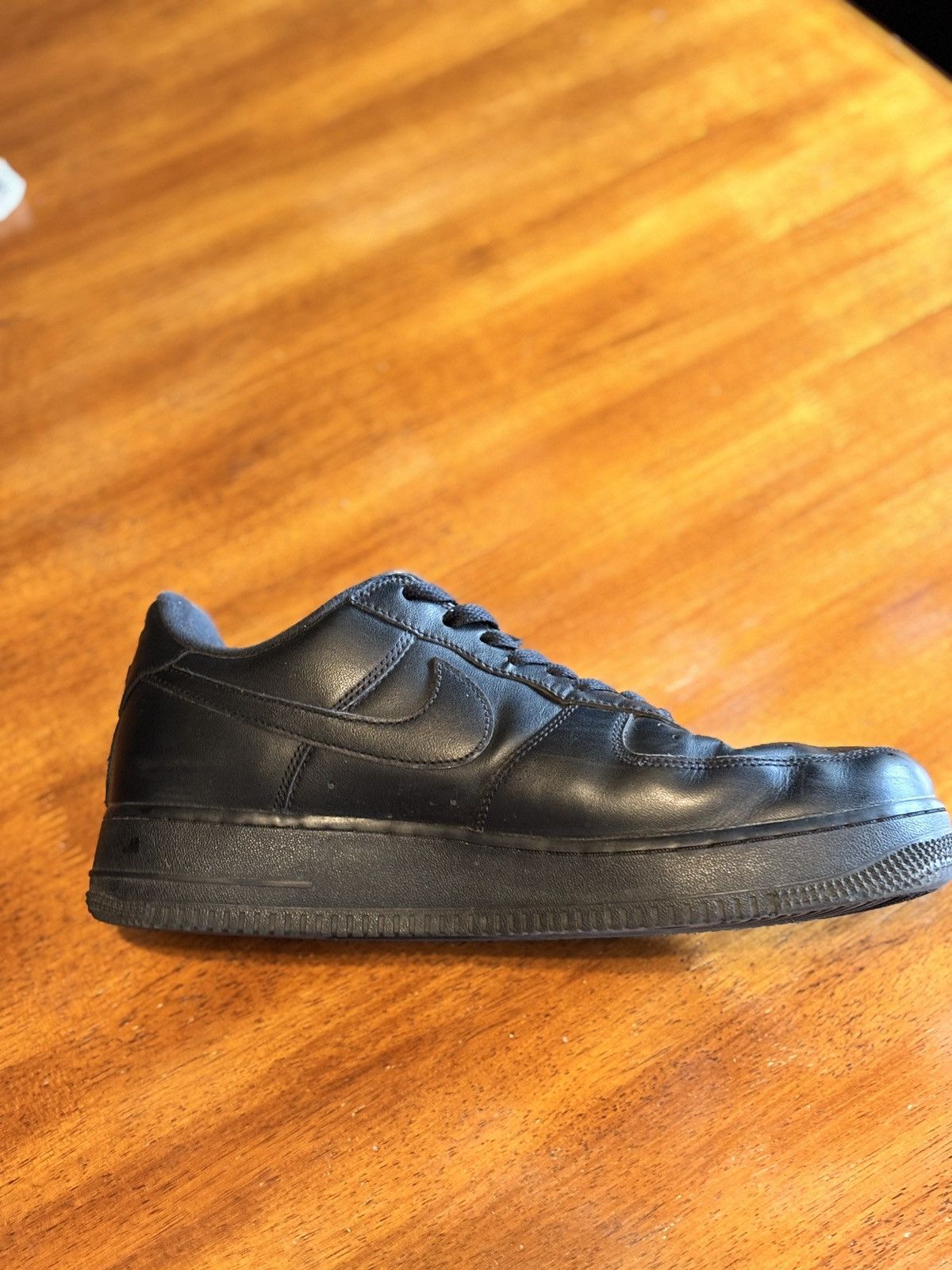 Nike × Supreme Black Supreme Air Force 1s Size US 9.5 / EU 42-43 - 2 Thumbnail
