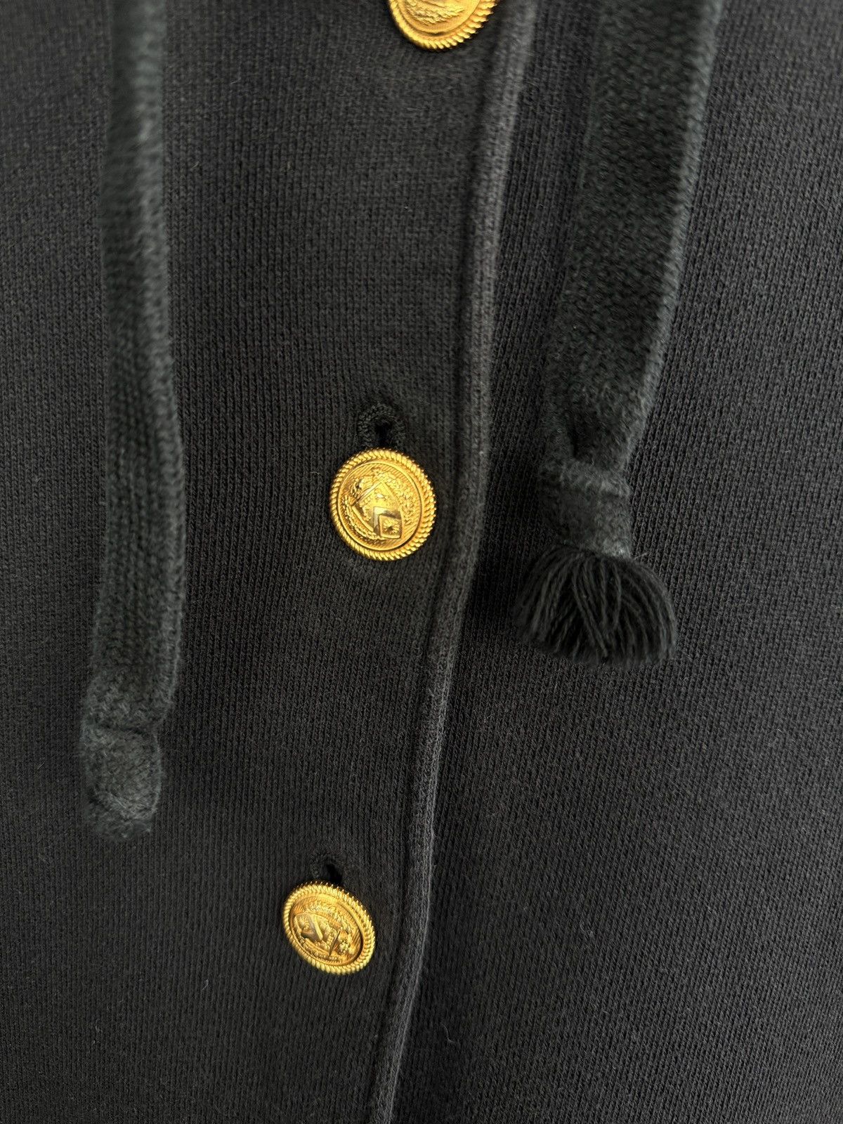 Gucci 🇮🇹 Gucci Homme Pour Femme Hoodie Cardigan Gold Buttons Italy Size XXS / US 00 / IT 34 - 11 Thumbnail