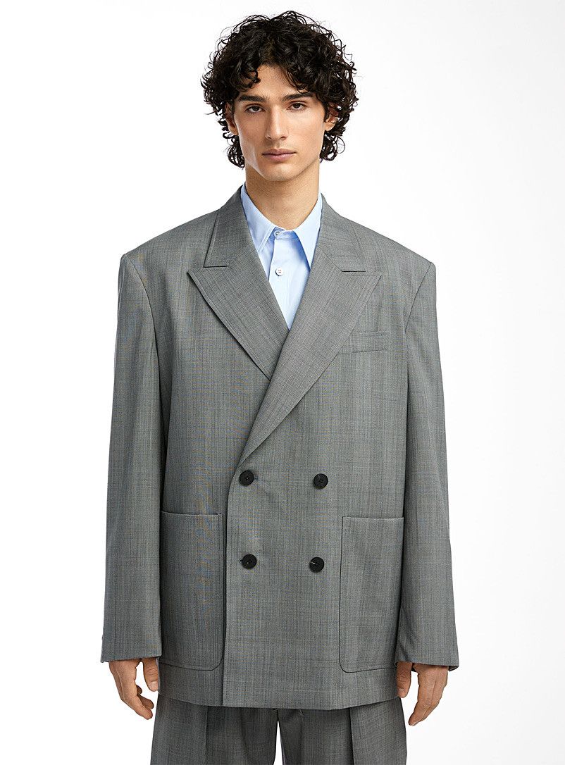 Wooyoungmi BNWT SS24 WOOYOUNGMI DOUBLE-BREASTED WOOL JACKET 52 Size US L / EU 52-54 / 3 - 1 Thumbnail