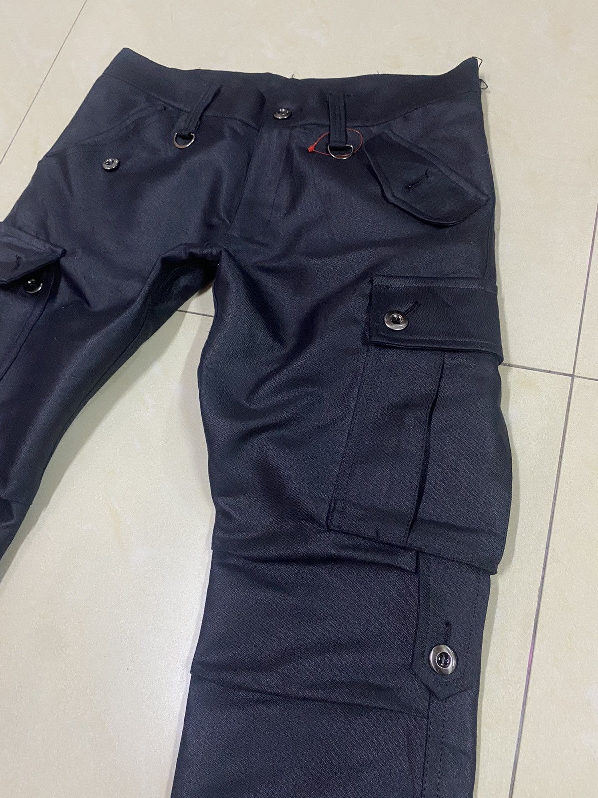 If Six Was Nine × Japanese Brand × Yasuyuki Ishii Japanese Brand Ichi Miri Waxed Cargo Pants Size US 31 - 3 Thumbnail