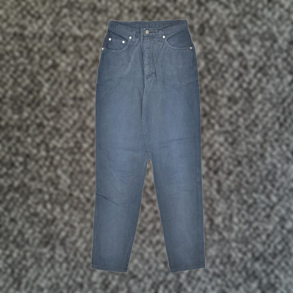 Vintage BELFE & BELFE Womens Tapered Jeans Blue Large W30 L31 IT 46 Size 36" / US 14 / IT 50 - 1 Thumbnail