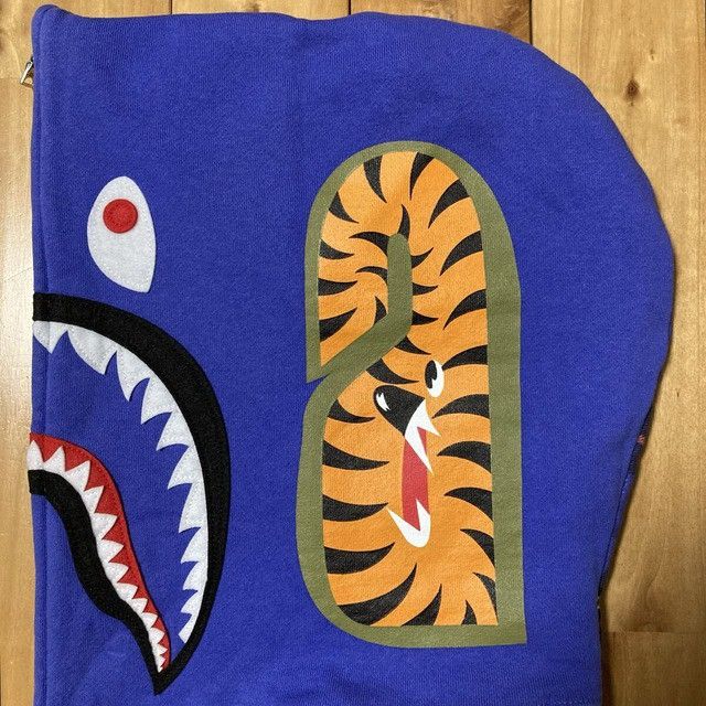 Bape BAPE Check Crazy Shark Full Zip Hoodie a bathing ape Size US XL / EU 56 / 4 - 5 Thumbnail