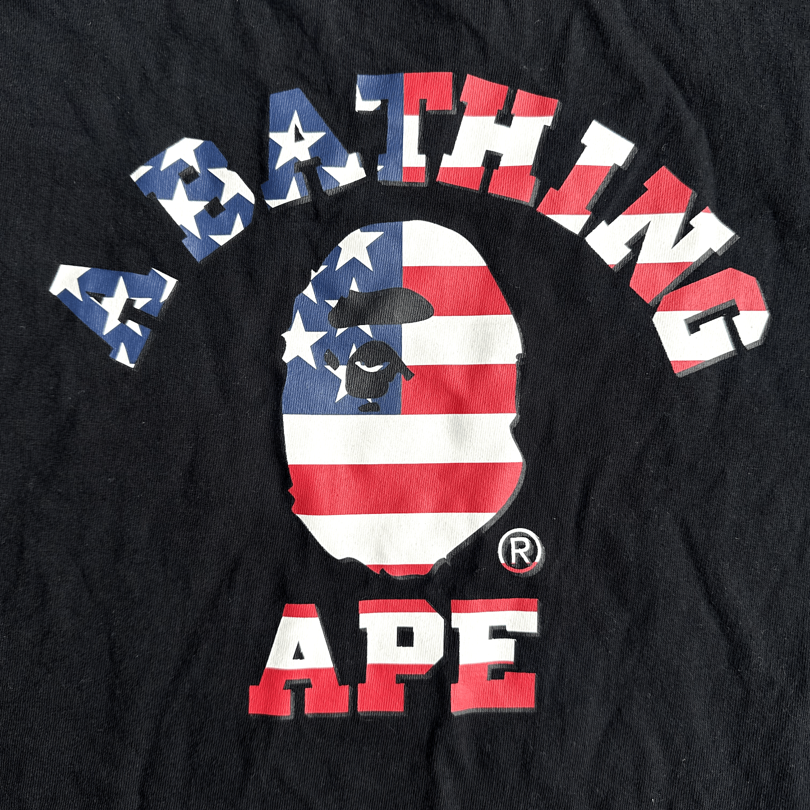 Bape BAPE Black USA Shirt Front Logo Size Medium Size US M / EU 48-50 / 2 - 2 Thumbnail