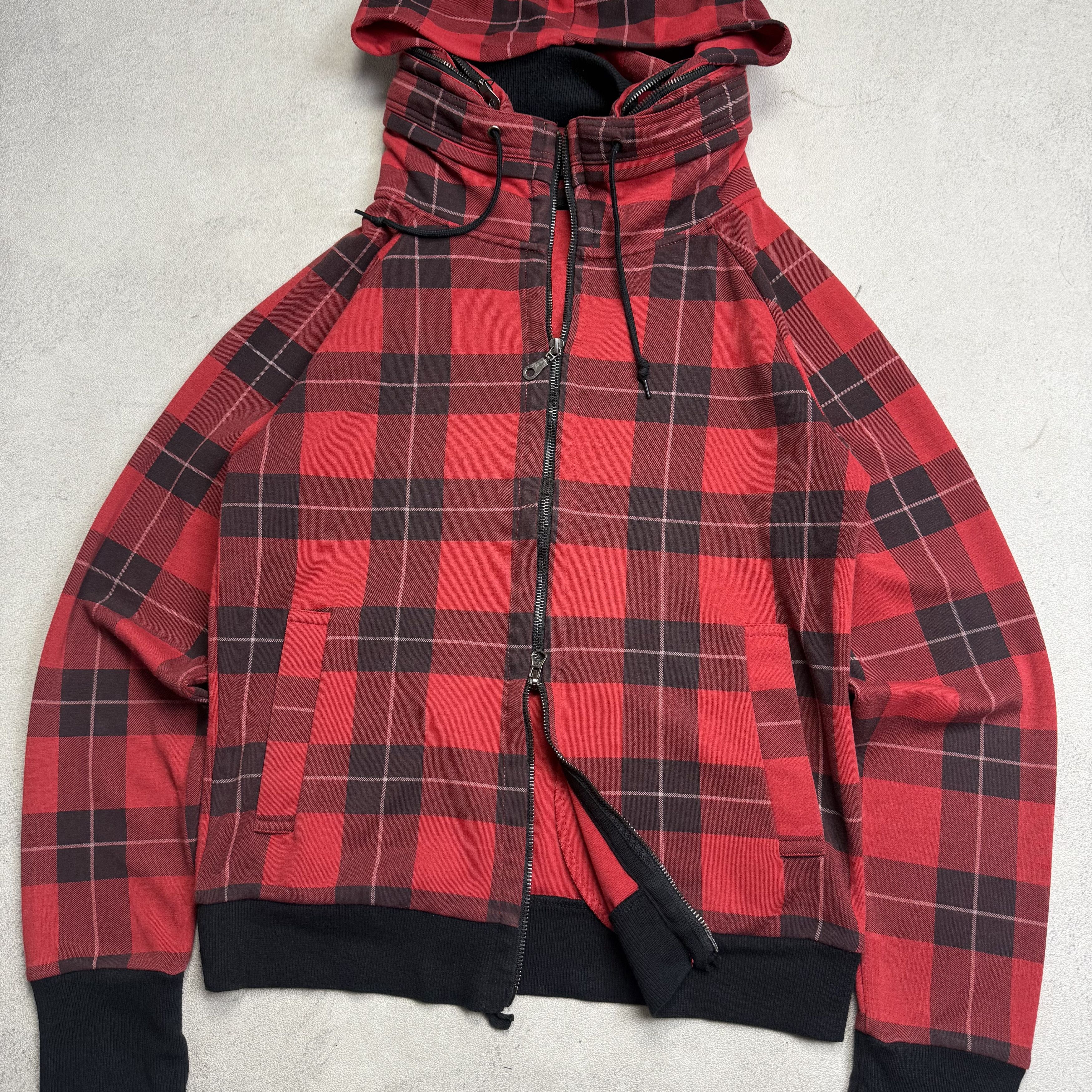Jungle Storm Plaid Tartan Bono Jacket