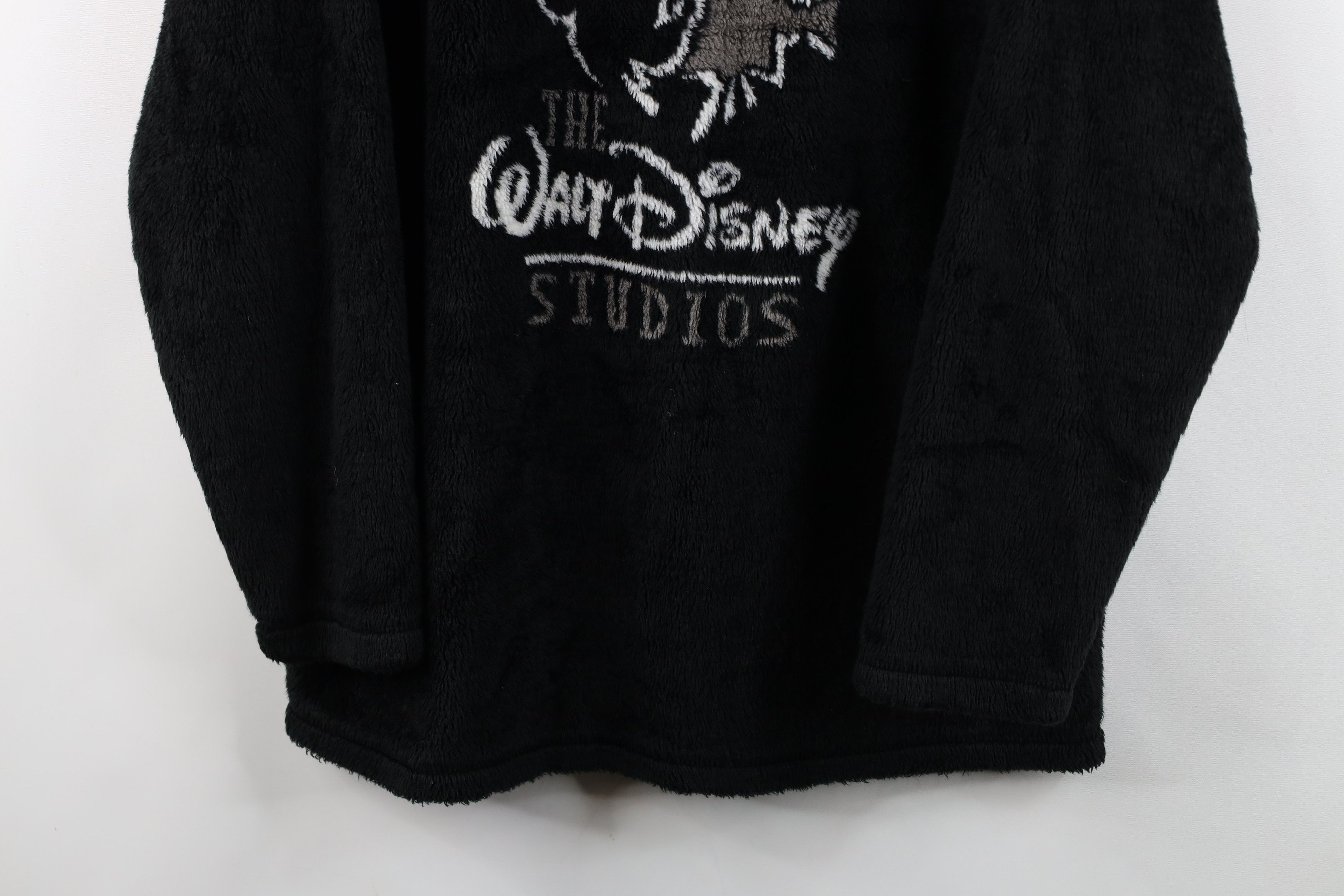 Disney Vintage 90s Walt Disney Studios Shag Fleece Sweater USA Size L / US 10 / IT 46 - 3 Thumbnail