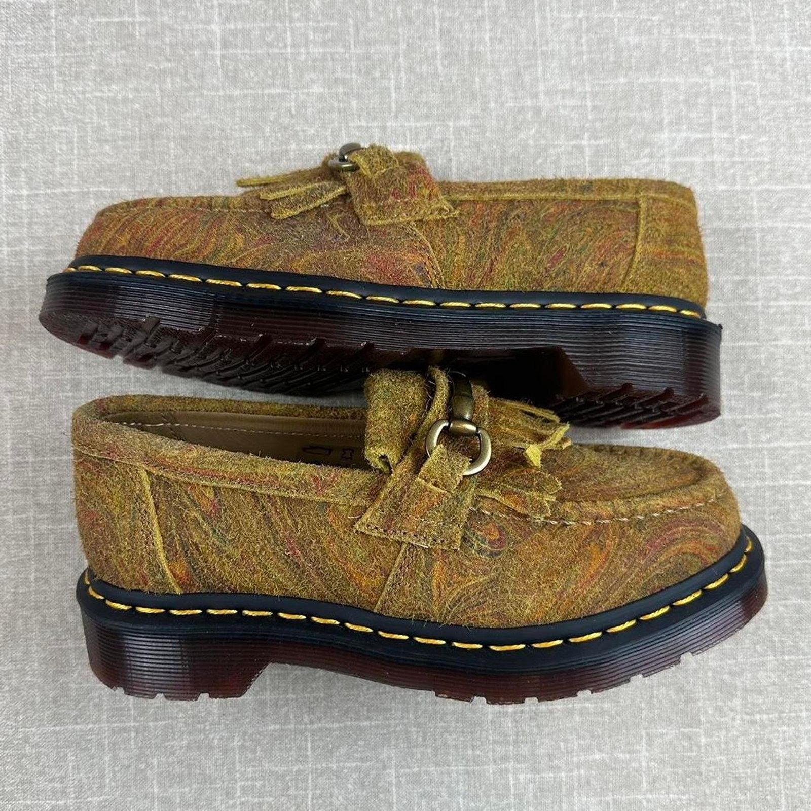 Dr. Martens Dr. Martens Adrian Snaffle Marbled Suede Women 5 Size US 5 / IT 35 - 2 Thumbnail