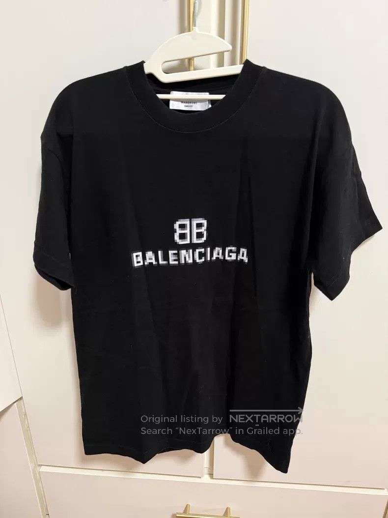 Balenciaga Balenciaga Mosaic Logo Short Sleeve T-Shirt Size US XXS / EU 40 - 1 Thumbnail