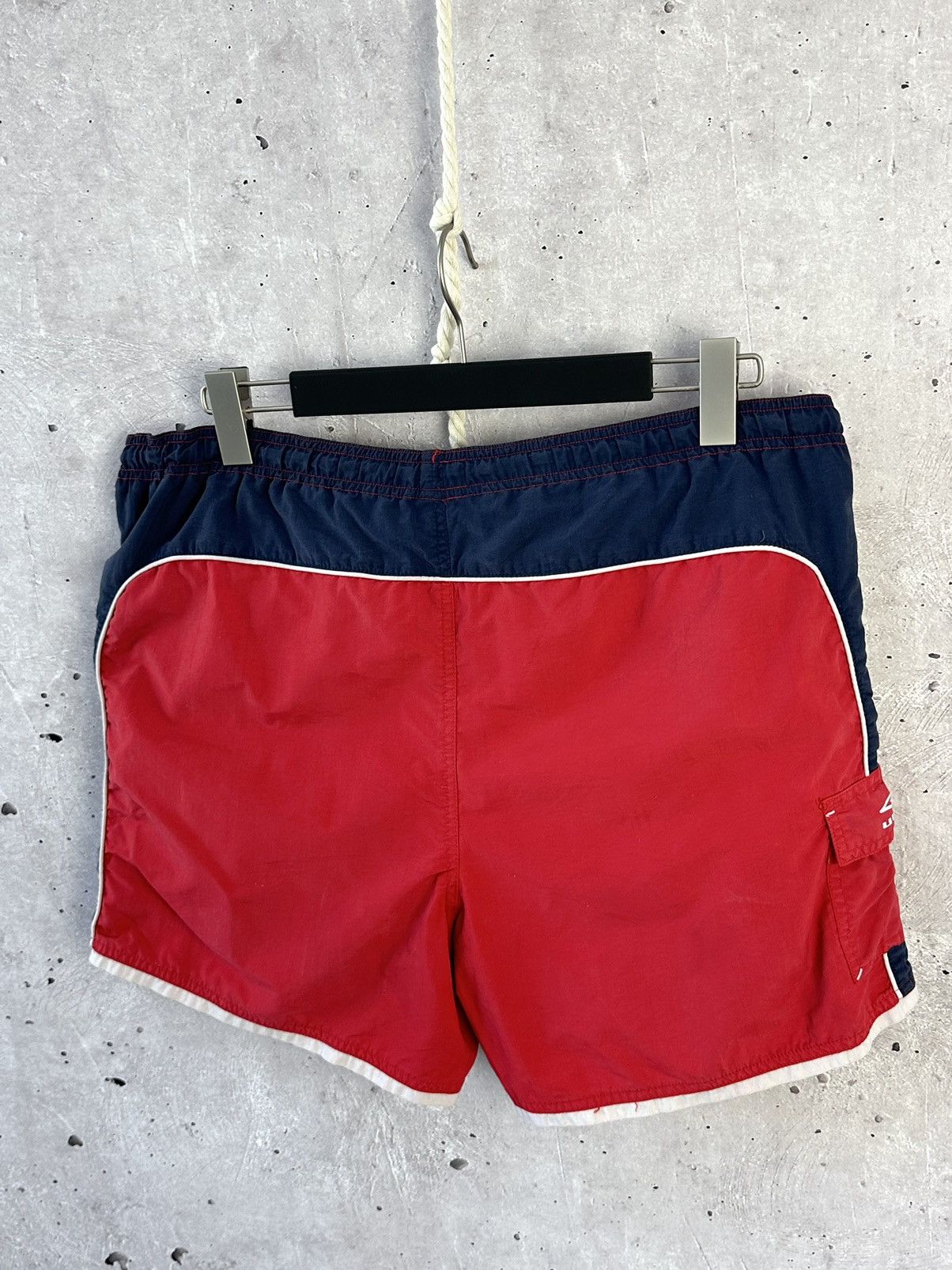 Umbro × Vintage Vintage Umbro Nylon Red Shorts Size US 32 / EU 48 - 4 Thumbnail