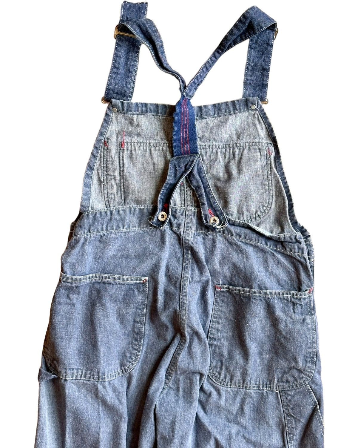 Vintage 1970s Big B Brotherhood Overalls Size US 30 / EU 46 - 6 Thumbnail