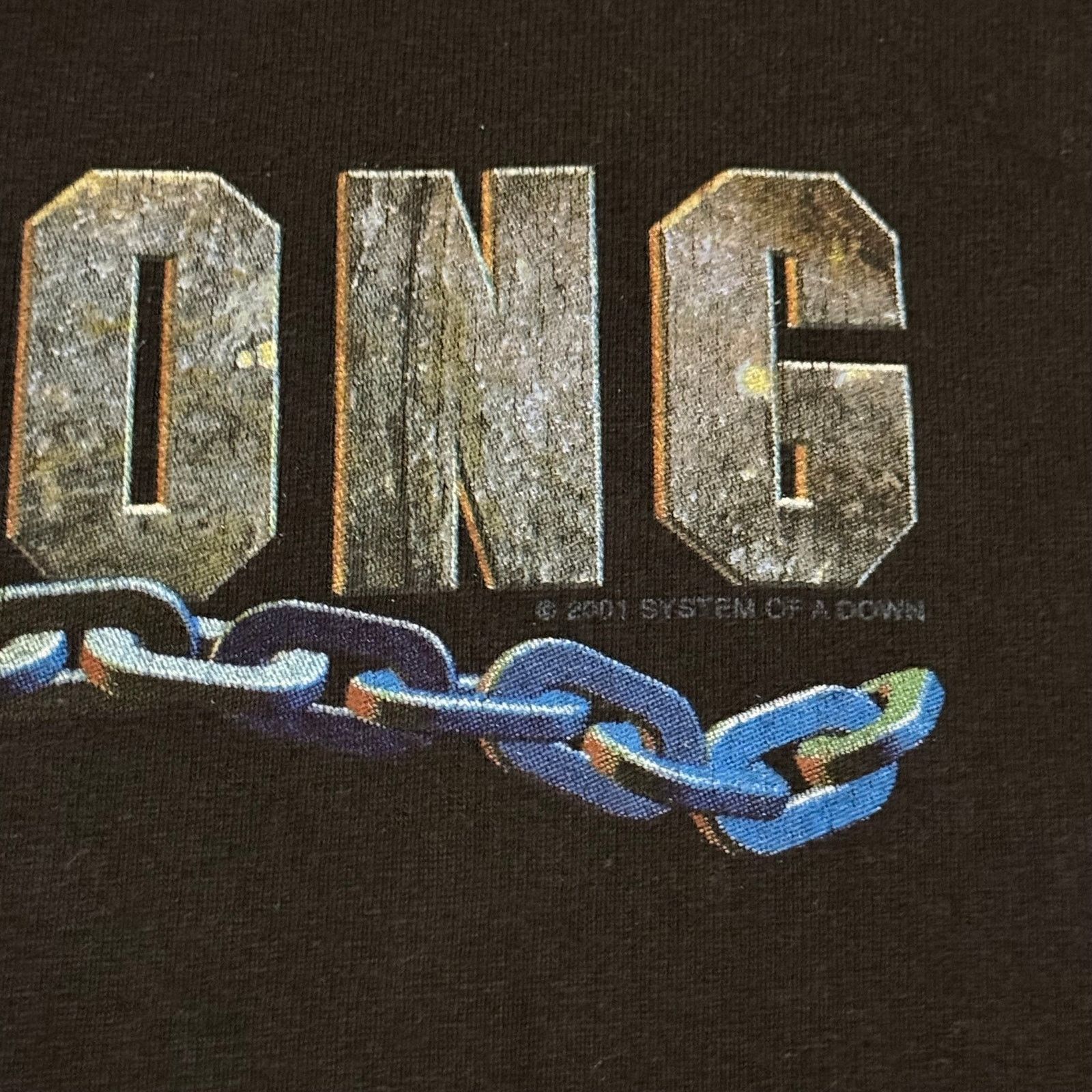 Band Tees × Vintage Vintage 2001 System of a Down Prison Song Shirt Large SOAD Size US L / EU 52-54 / 3 - 5 Thumbnail