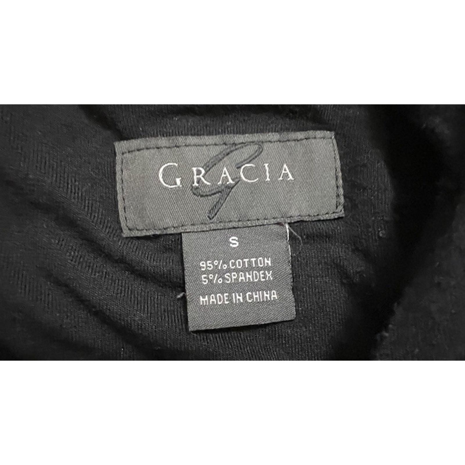 & Other Stories Gracia black leather nylon top office party size S A001429 Size S / US 4 / IT 40 - 6 Thumbnail