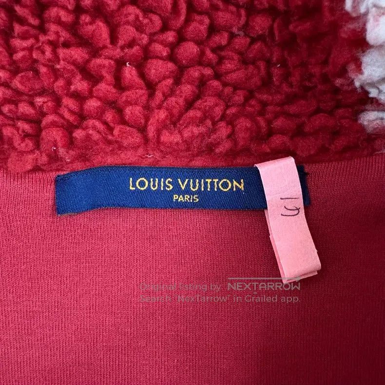 Louis Vuitton Louis Vuitton Nigo Signature Red Checkerboard Polar Fleece Size US L / EU 52-54 / 3 - 4 Thumbnail