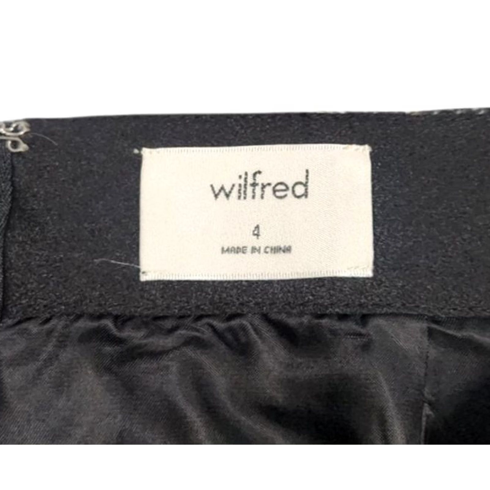 Vintage VINTAGE Wilfred Skirt Plaid Wrap Wool Blend Gray 4 Womens Size 27" / US 4 / IT 40 - 4 Thumbnail