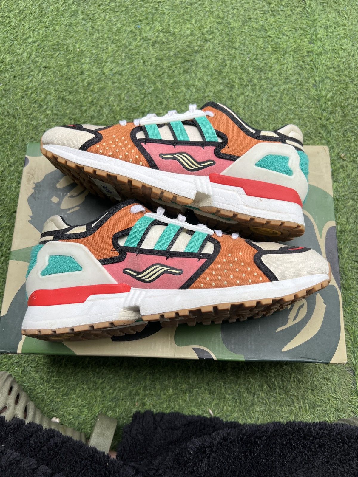 Adidas Adidas ZX Flux X The Simpson Burger HO5783 Size US 8.5 / EU 41-42 - 2 Thumbnail