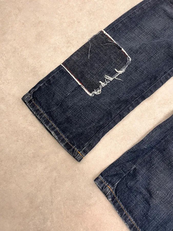 Dolce & Gabbana AW2006 Dolce & Gabbana Abstract Blue Rebel Denim Jeans Size US 31 - 8 Thumbnail