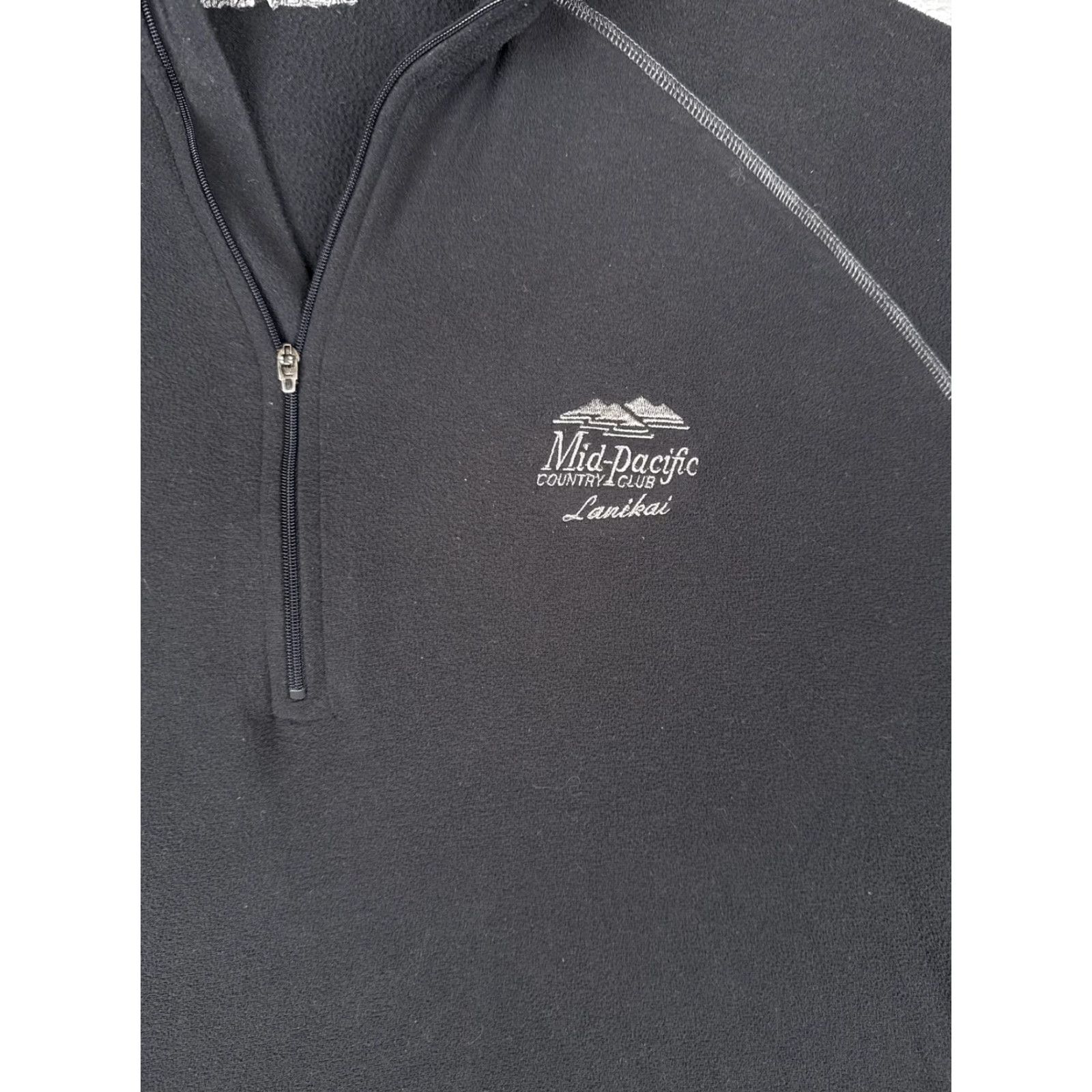 Under Armour Under Armour Pullover Mens Large Black 1/4 Zip Lanikai Mid-Pacific Country Club Polo Shirt? Size US L / EU 52-54 / 3 - 6 Thumbnail