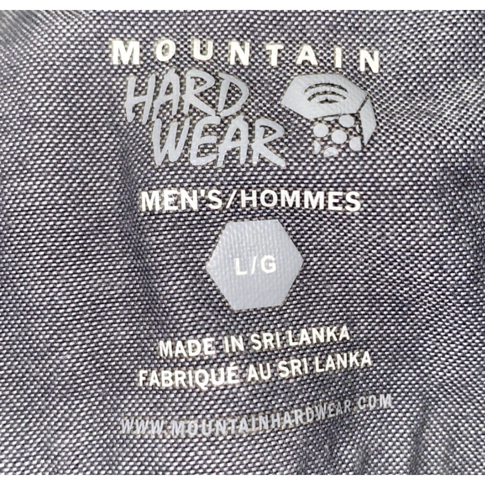 Mountain Hardwear Mountain Hardwear Mens Gray Short Sleeve Button Front Shirt Size L Size US L / EU 52-54 / 3 - 5 Thumbnail