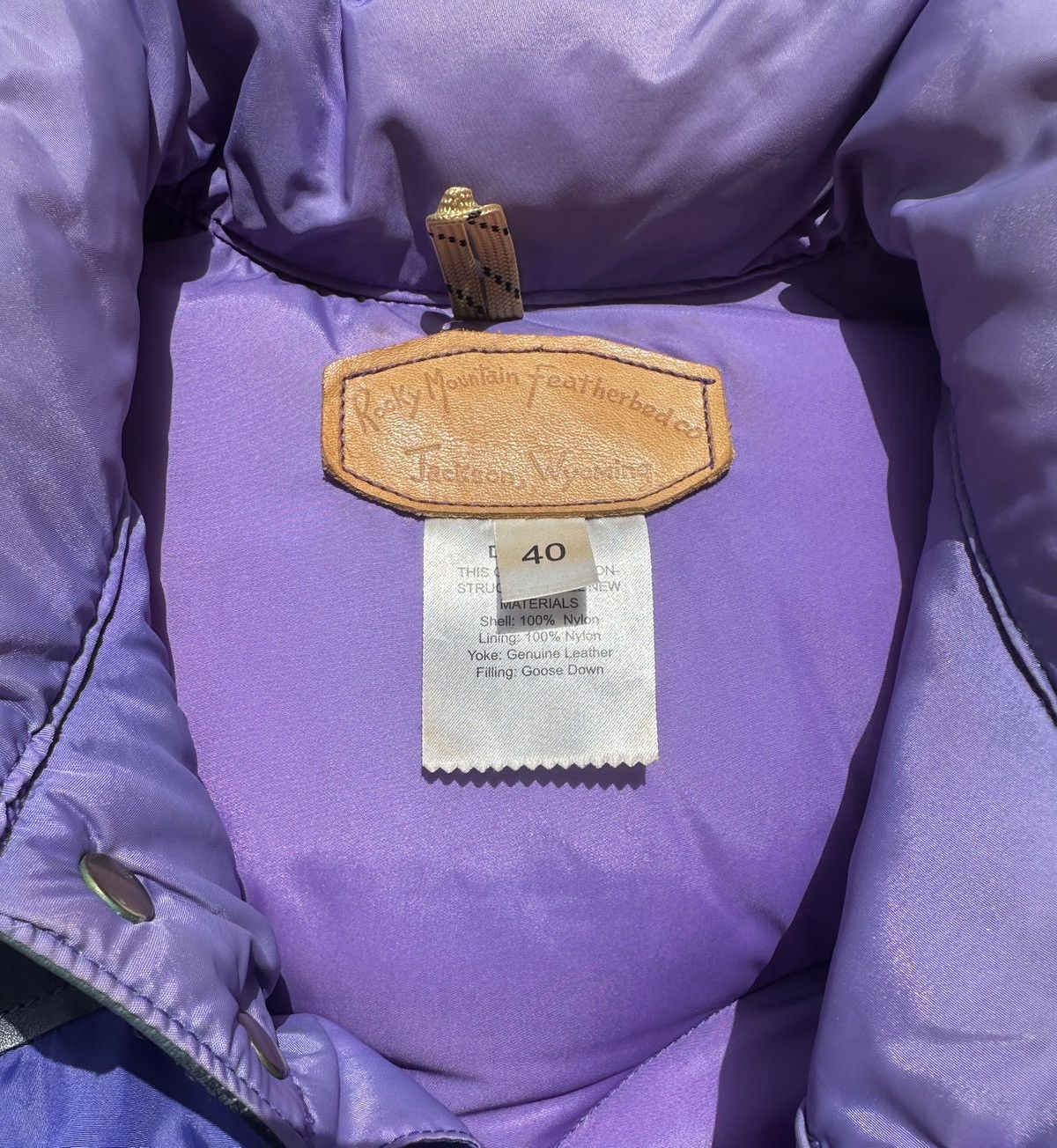 Rocky Mountain Featherbed Rocky Mountain Featherbed Down Vest – Made in Japan – Size M Size US M / EU 48-50 / 2 - 4 Thumbnail