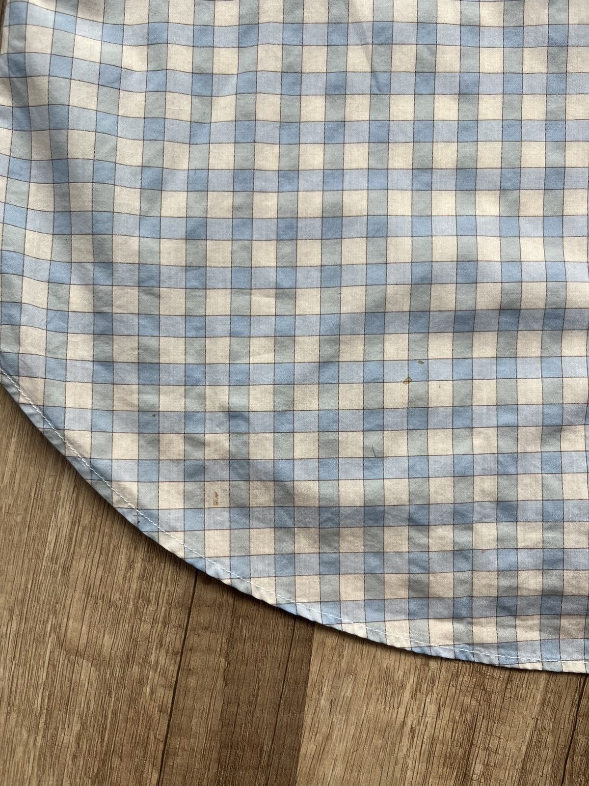 Etro × Vintage Etro Plaid Shirt Blue Men's Size 44 Size US S / EU 44-46 / 1 - 8 Thumbnail