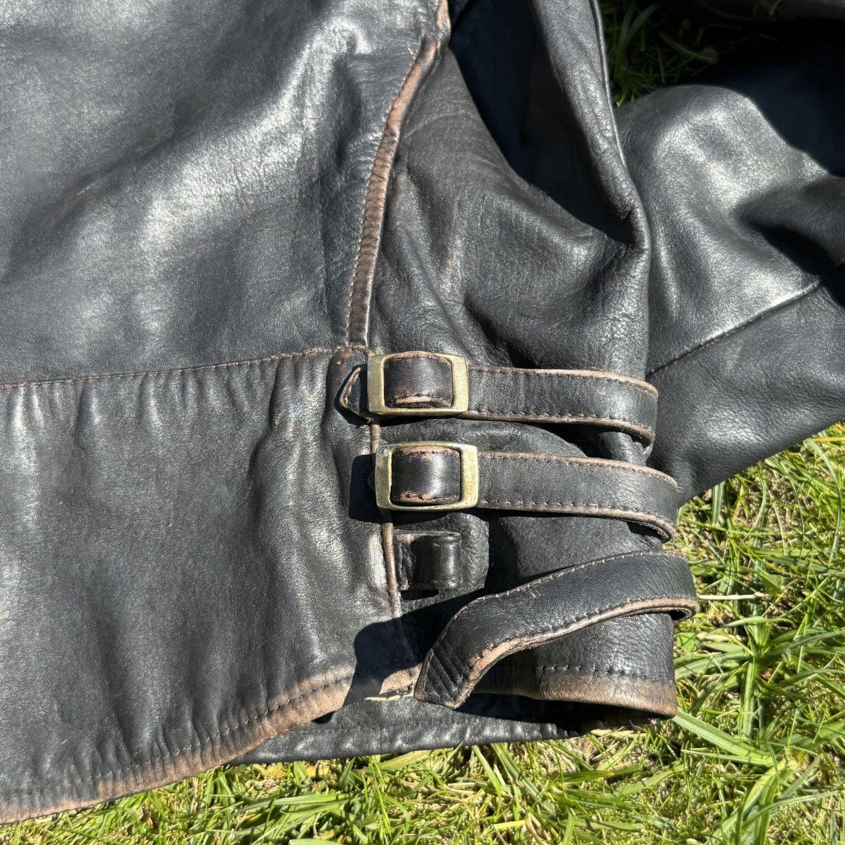 Vintage Vintage 90s US Force biker leather jacket Size US M / EU 48-50 / 2 - 16 Thumbnail