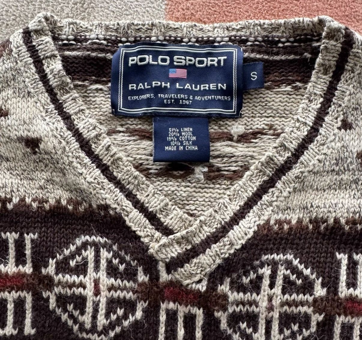 Ralph Lauren Ralph Lauren Southwestern Navajo Sweater K22 Size US S / EU 44-46 / 1 - 4 Thumbnail