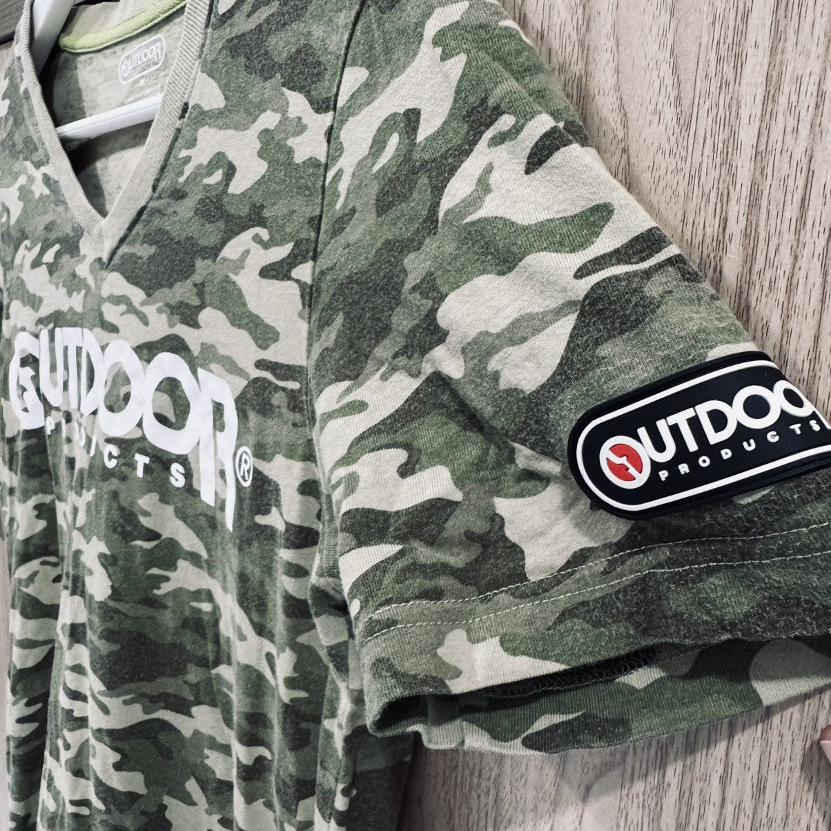 Japanese Brand Outdoor Product Camo V Neck Tee Size US S / EU 44-46 / 1 - 3 Thumbnail
