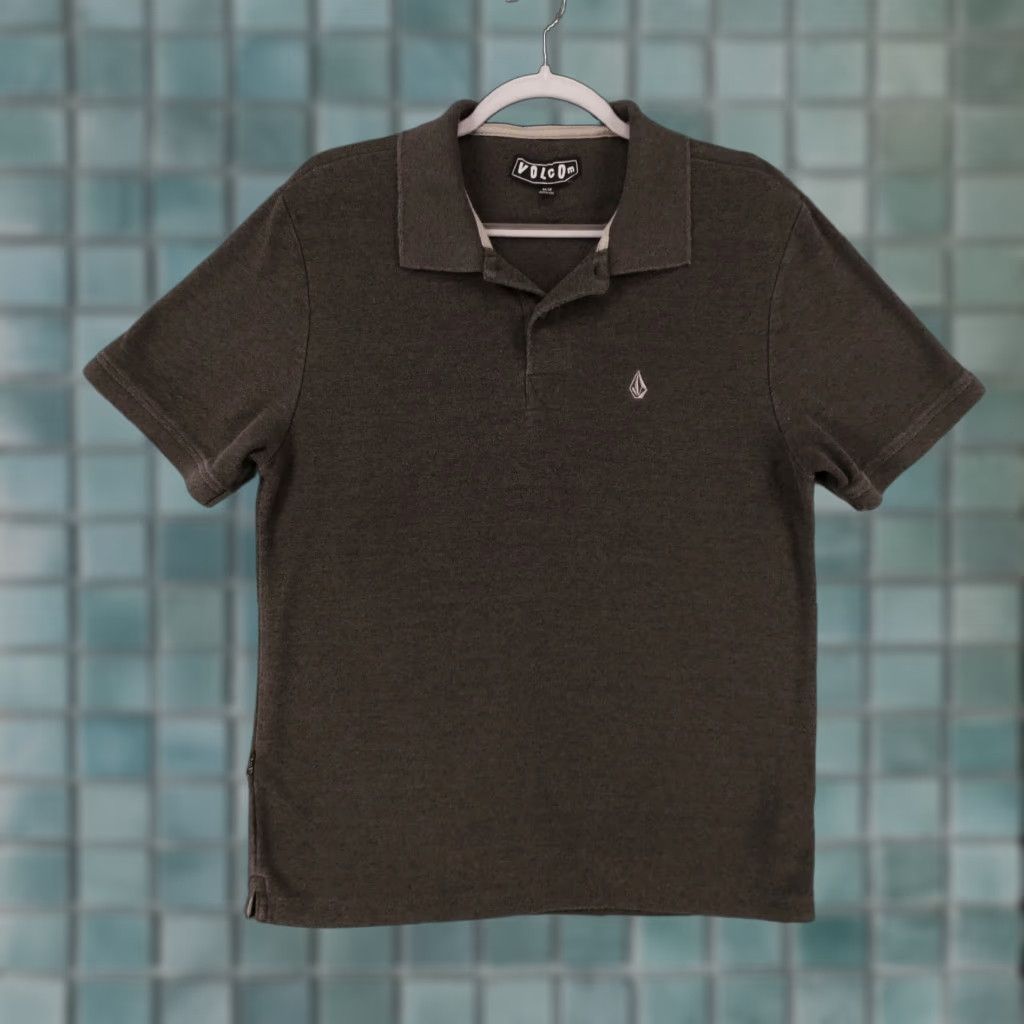 Volcom Volcom Polo Shirt Mens Medium Short Sleeve Gray w Logo Size US M / EU 48-50 / 2 - 1 Thumbnail