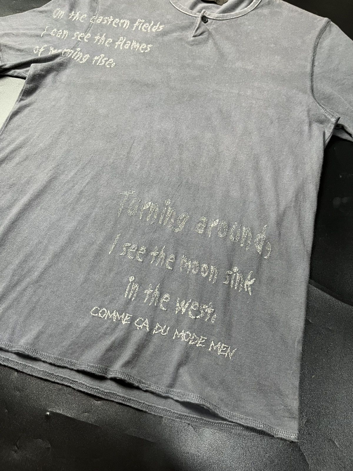 If Six Was Nine × Japanese Brand × Le Grande Bleu (L.G.B.) Japanese i see the moon sink by Comme Ca Du Mode Faded tees Size US M / EU 48-50 / 2 - 2 Thumbnail