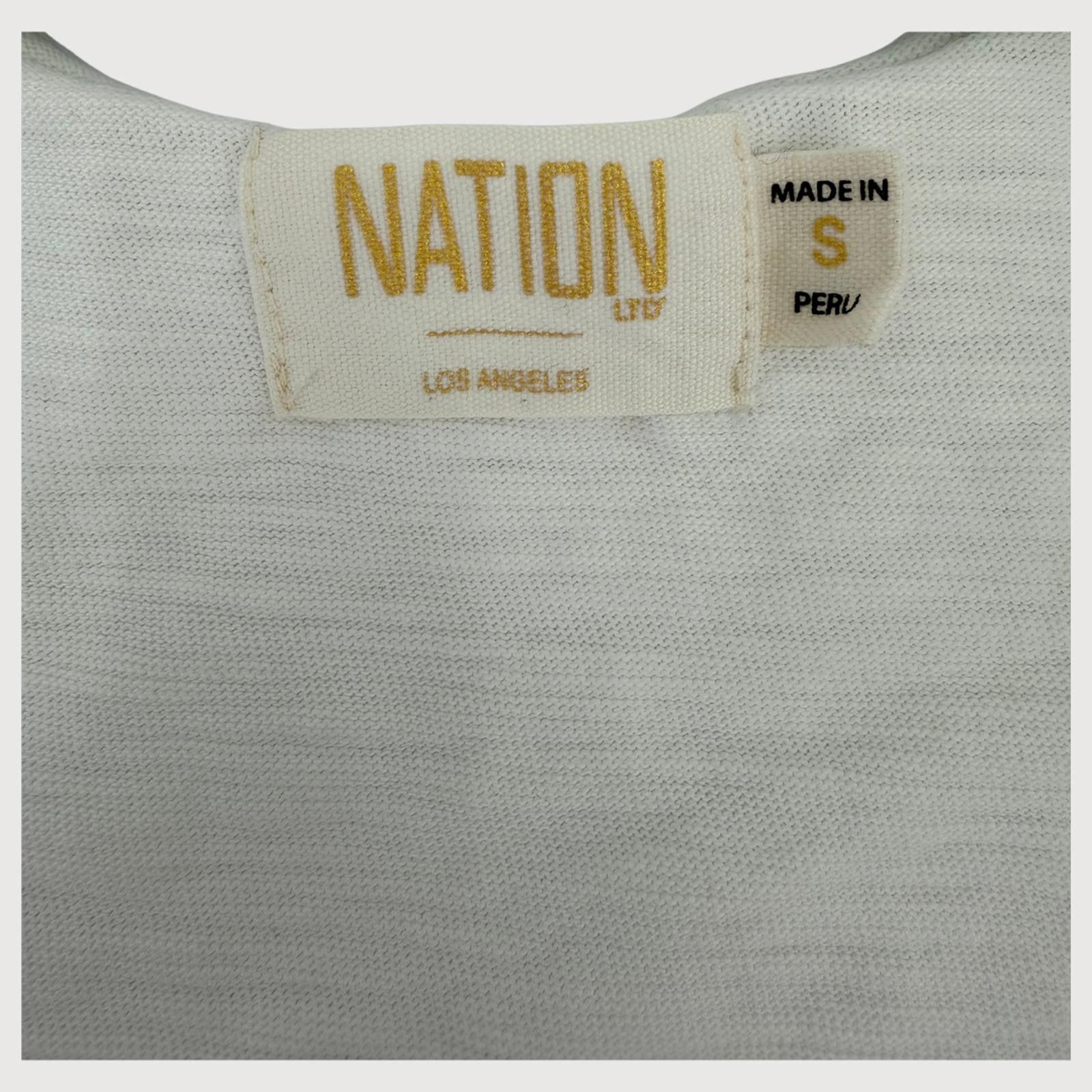 Other Nation LTD Saffi Tank Raw Edge Cotton Ivory S Size S / US 4 / IT 40 - 4 Thumbnail