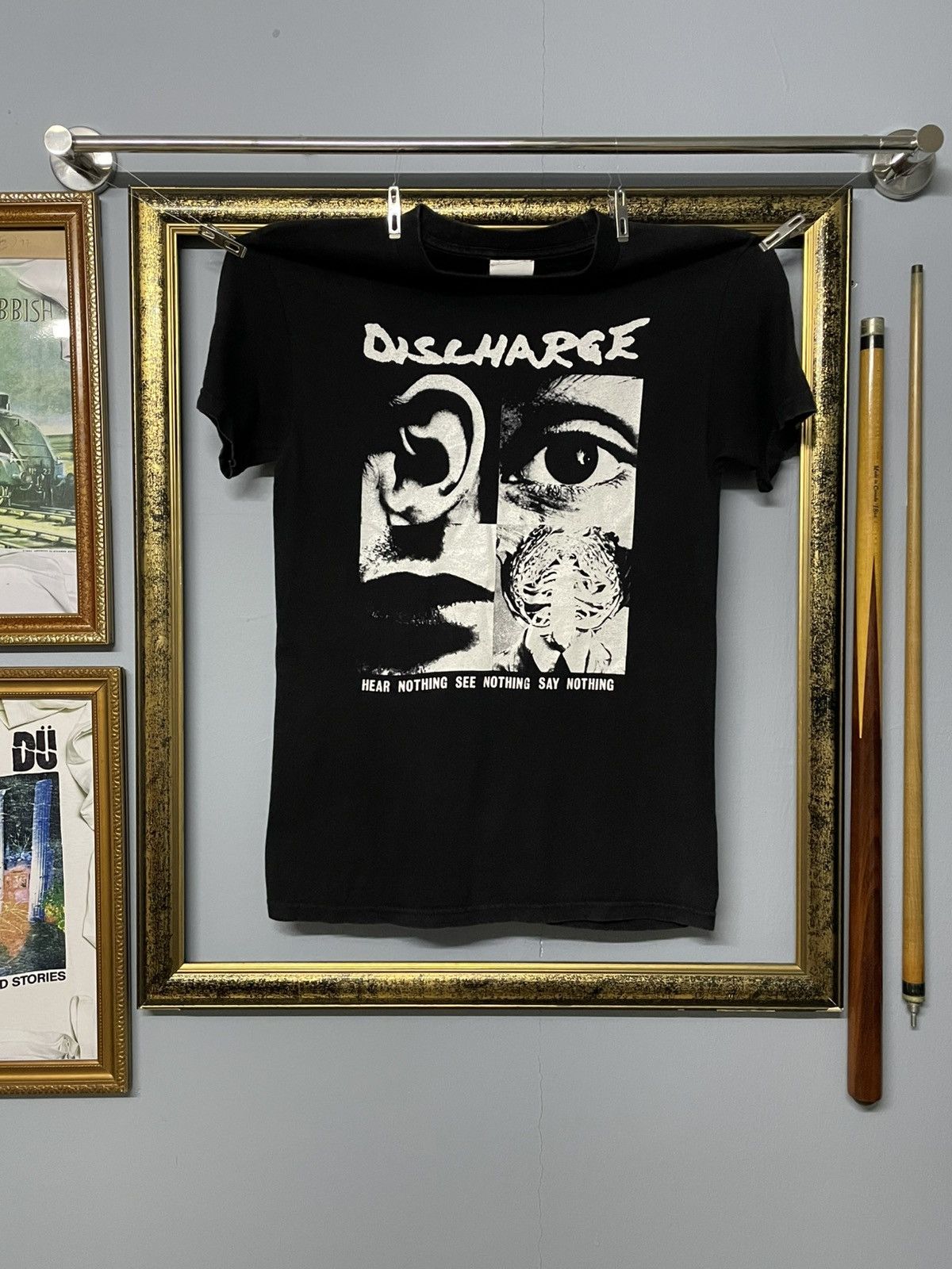 Vintage Original Band Discharge Anarcho-Punk Cover Album Tee