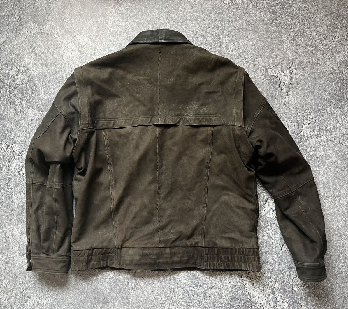 Leather Re-attachable Sleeves Brown vintage leather jacket Size US L / EU 52-54 / 3 - 12 Thumbnail