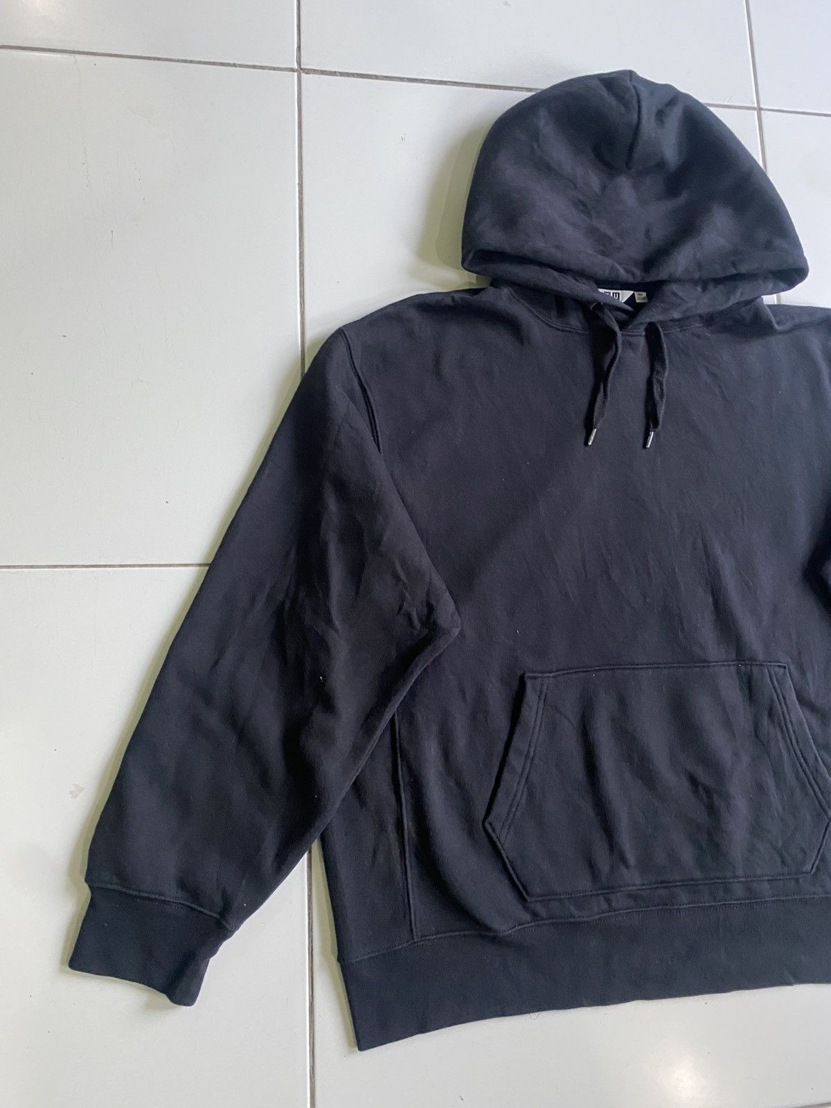 Lemaire × Uniqlo Lemaire x Uniqlo Oversized Black Hoodie Size US XXL / EU 58 / 5 - 2 Thumbnail