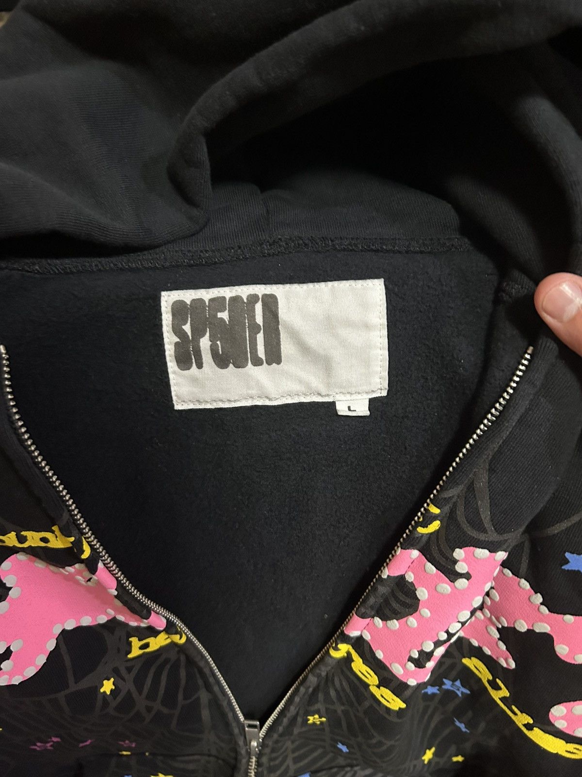 Sp5der Spider punk v2 zip up Size US L / EU 52-54 / 3 - 3 Thumbnail