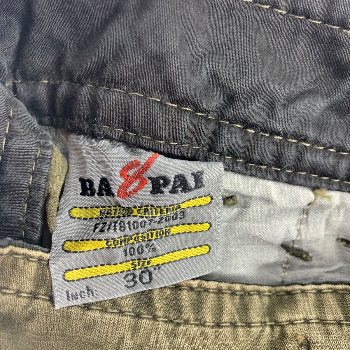 Designer × Japanese Brand BA8PAI japanesebrand utility cargo pants Size US 30 / EU 46 - 23 Thumbnail