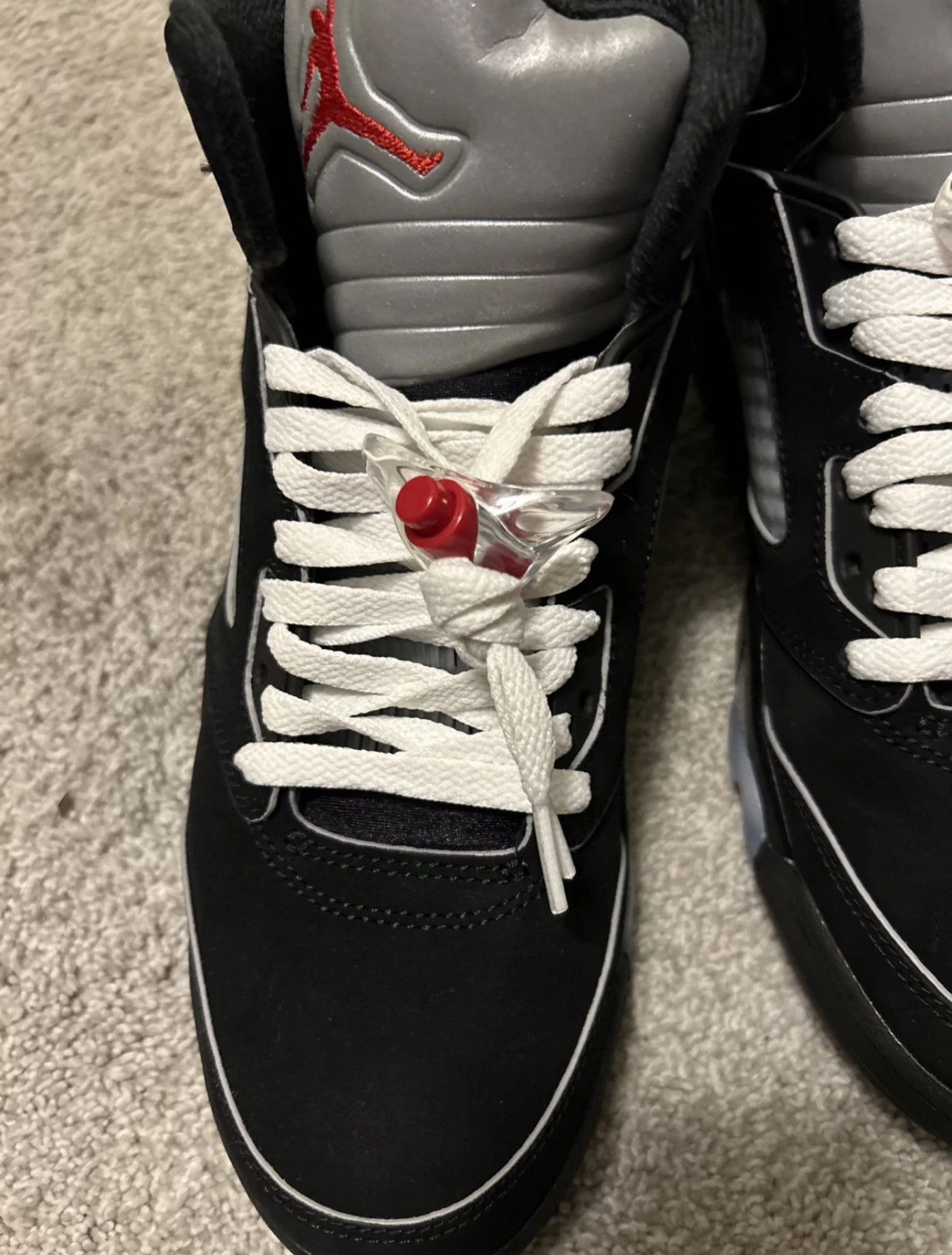 Jordan Brand Jordan 5 Black Metallic Size US 8 / EU 41 - 3 Thumbnail
