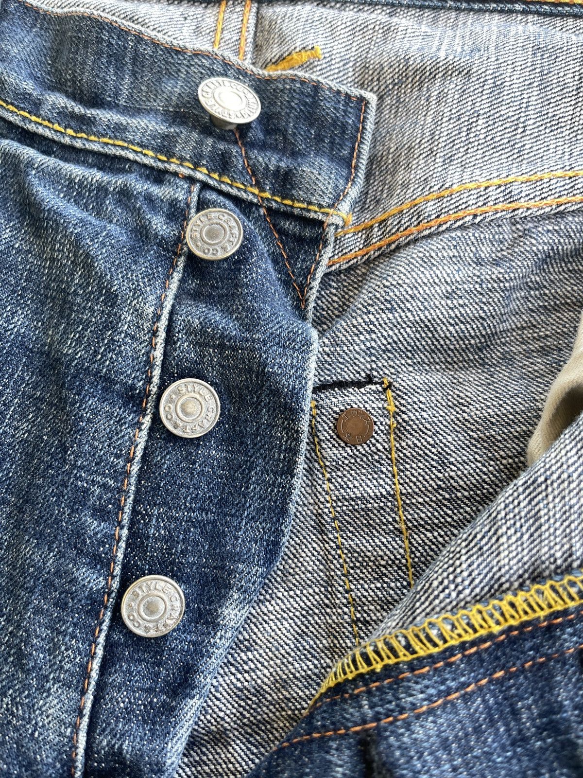 Evisu Evisu Daicock Distressed Selvedge Denim Size US 34 / EU 50 - 14 Thumbnail