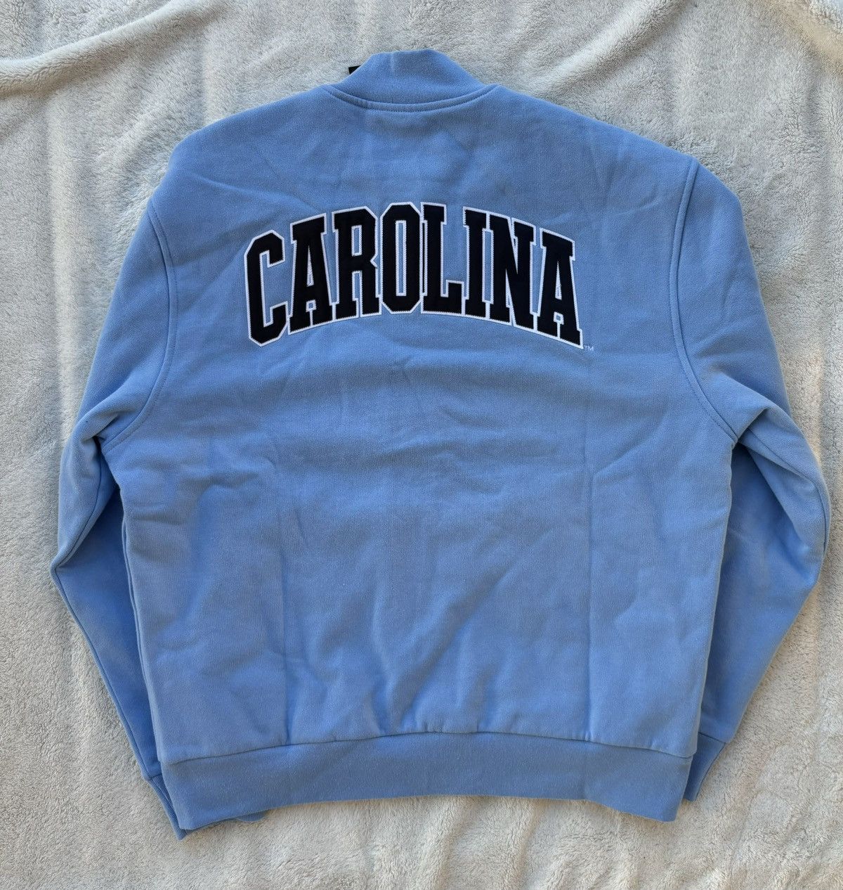 October's Very Own OVO x Tar Heels Blue Fleece Varsity Jacket Size US S / EU 44-46 / 1 - 4 Thumbnail