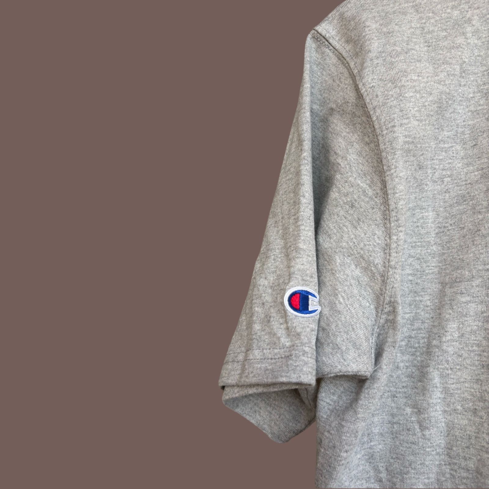 Champion VTG College Tee | Champion Gray Brown University | Y2K Ivy Size US M / EU 48-50 / 2 - 3 Thumbnail