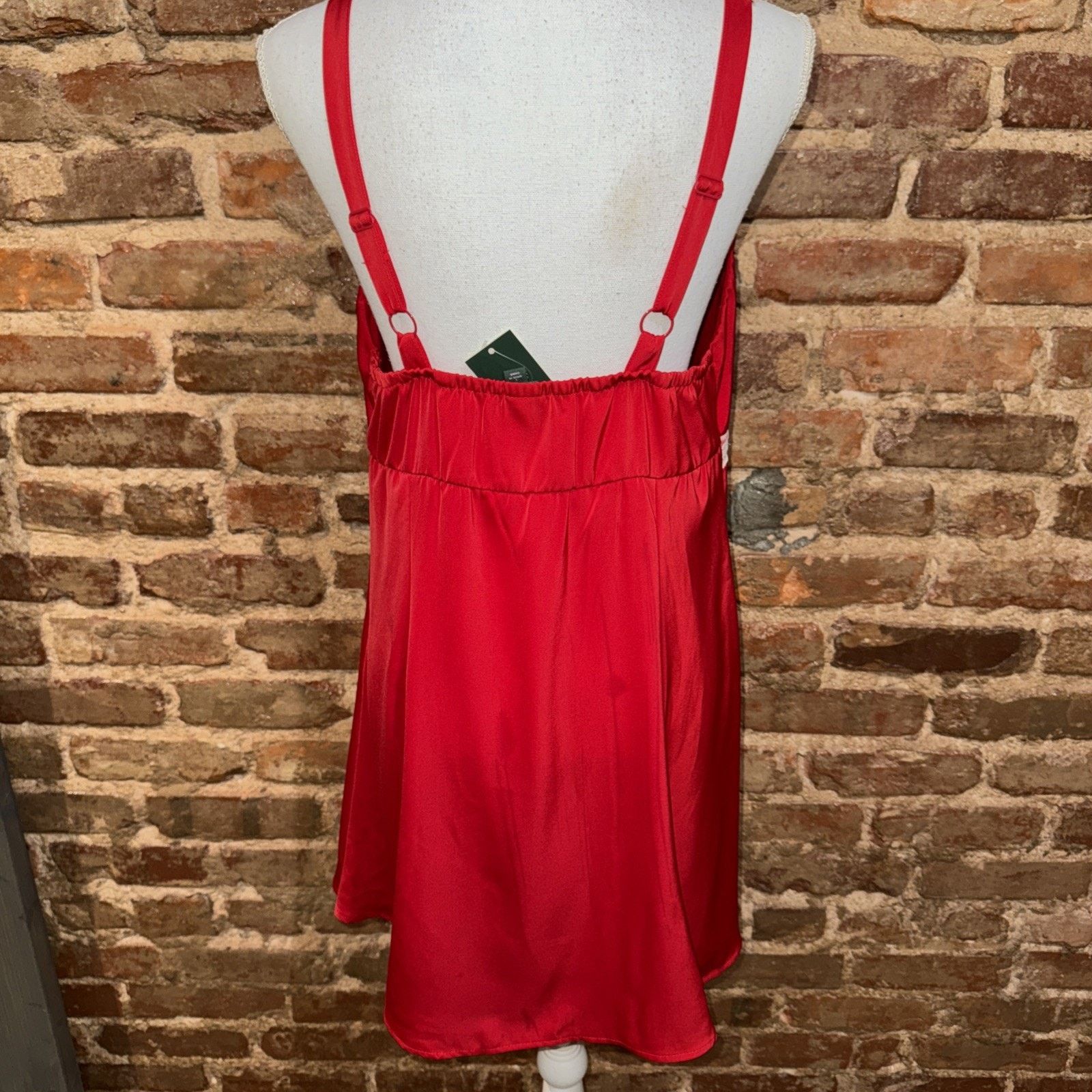 Other Wild Fable NWT Y2K RED Baby Doll LACE Holiday Dress Sz L Size L / US 10 / IT 46 - 5 Thumbnail