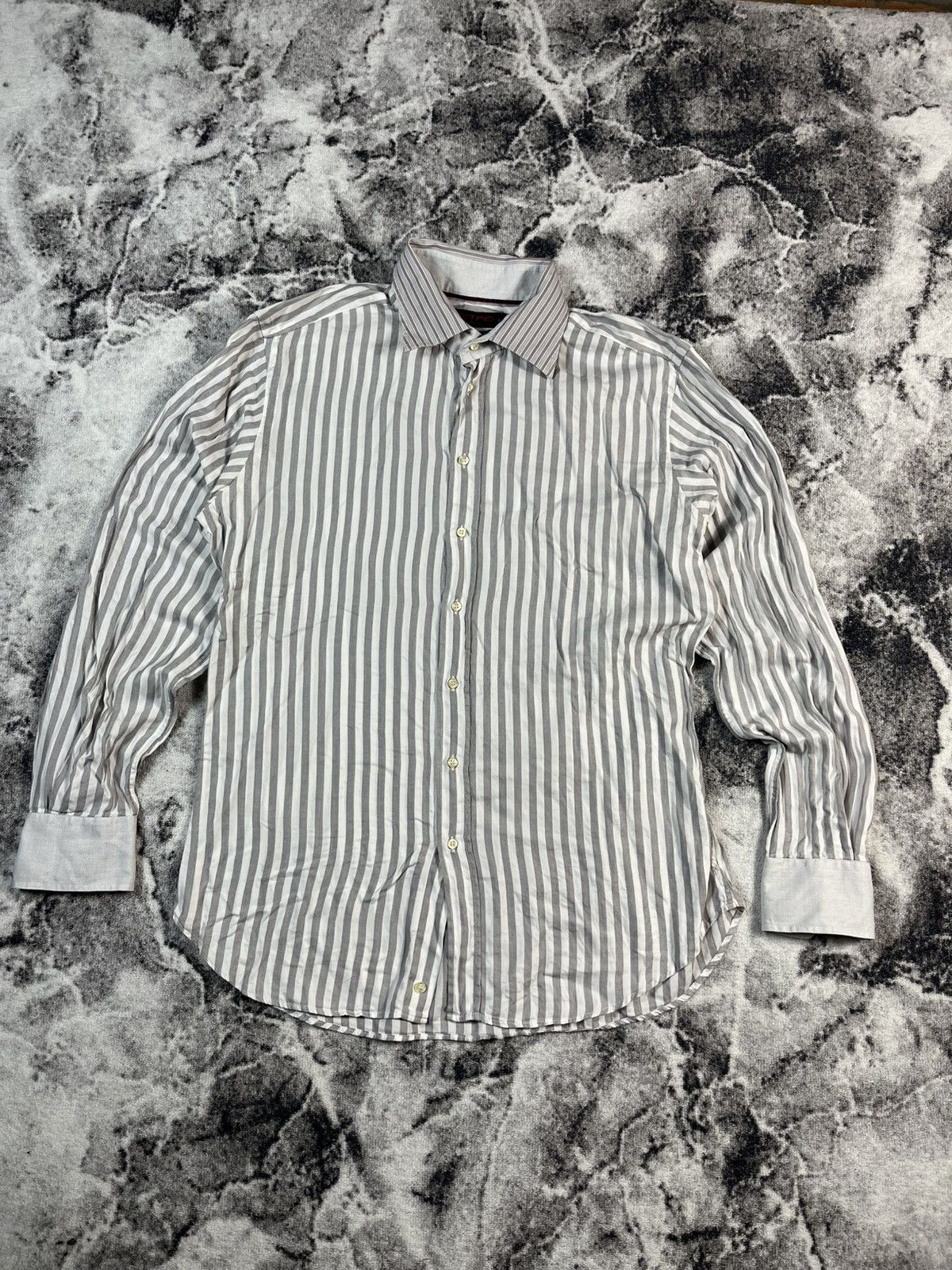 Etro ETRO Milano Striped Button Up Shirt Italy Size US XL / EU 56 / 4 - 1 Thumbnail