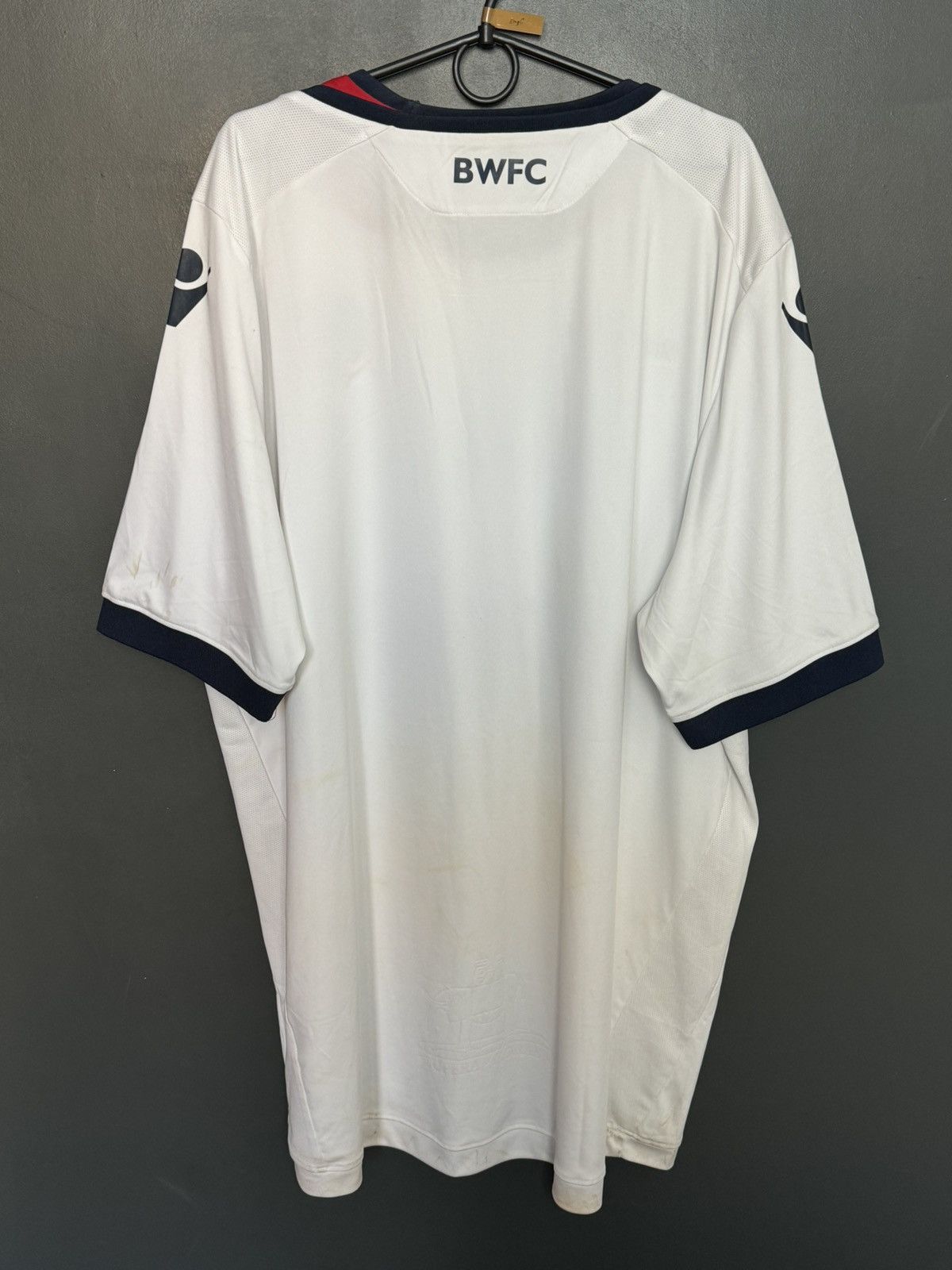 Macron 6XL Bolton 15/16 Home Football Jersey Size US XXL / EU 58 / 5 - 2 Thumbnail