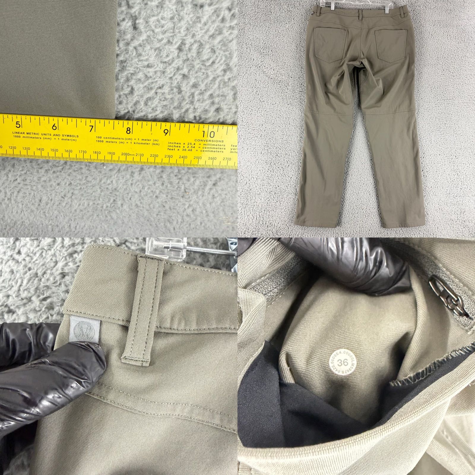 Lululemon Lululemon Commission Pants Mens 36 Olive Warpstreme Straight Leg Pants 36 Regular Olive Green Casual Business Travel Size US 36 / EU 52 - 8 Thumbnail